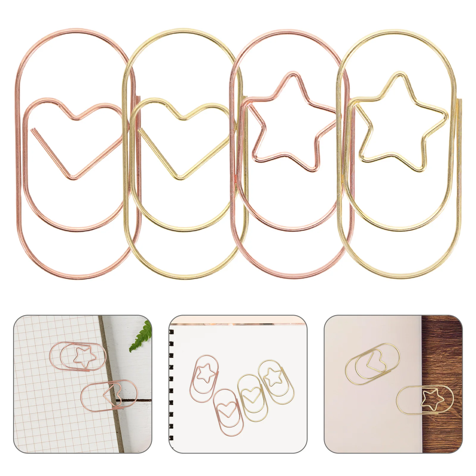 24 Pcs Creative Paper Clip Book Page Holders for Reading Bookmark Pin Clips School Decorative Binder Document Fixing Bookmarks
24 Pcs Creative Paper Clip Book Page Holders for Reading Bookmark Pin Clips School Decorative Binder Document Fixing Bookmarks