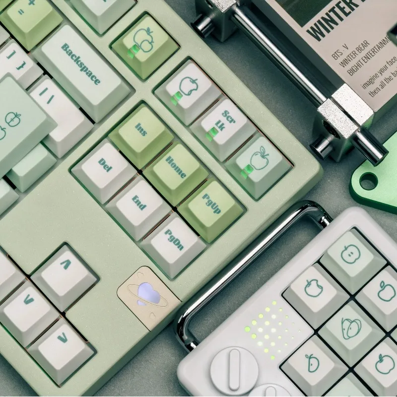 Green Color Theme Keycaps Set Customized Cherry Profile PBT Sublimation Keyboard Cap for Mechanical Keyboard Accessorie Gifts
Green Color Theme Keycaps Set Customized Cherry Profile PBT Sublimation Keyboard Cap for Mechanical Keyboard Accessorie Gifts