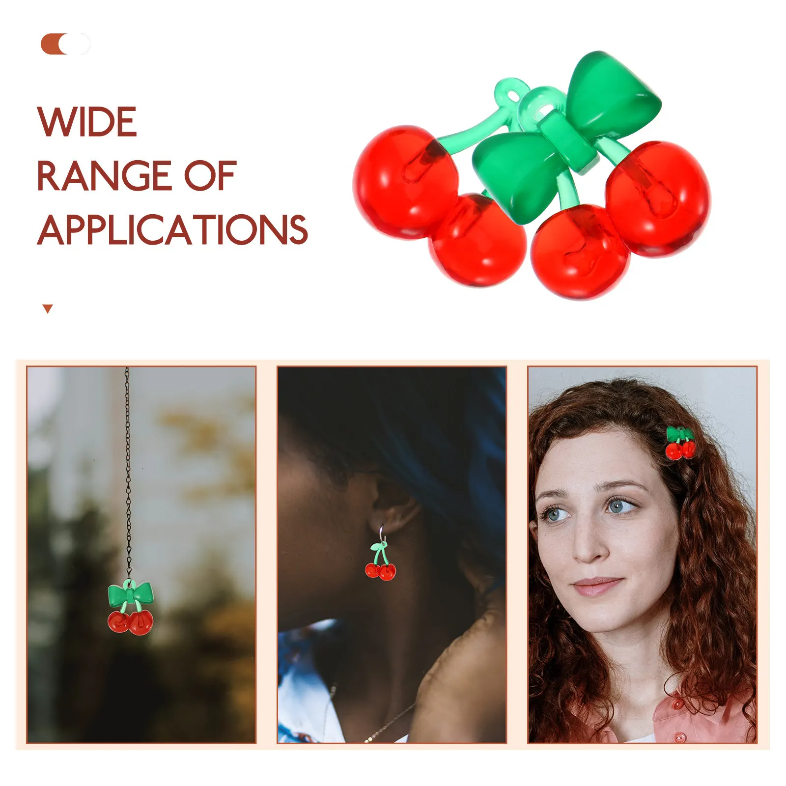 10Pcs Acrylic Cherry Charms Jewelry Making Supplies for DIY Necklace Bracelet Earrings Pendant Craft Decoration Cherry Pendant
10Pcs Acrylic Cherry Charms Jewelry Making Supplies for DIY Necklace Bracelet Earrings Pendant Craft Decoration Cherry Pendant