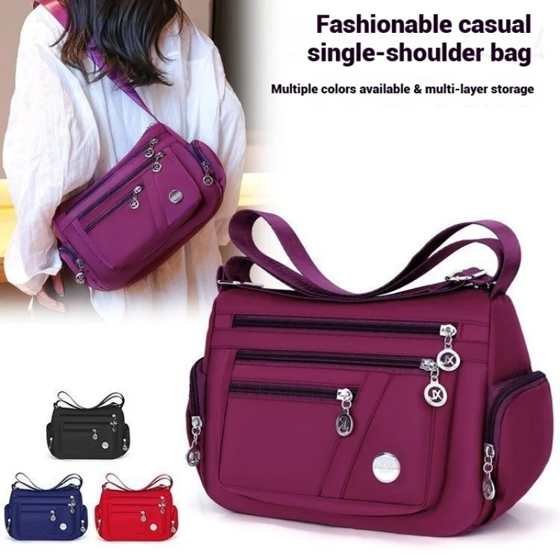 New Style Neutral Nylon Fabric Ladies' Handbag Oxford Cloth Shoulder Strap Crossbody Bag Travel Bag Multi-compartment Casual Bag
New Style Neutral Nylon Fabric Ladies' Handbag Oxford Cloth Shoulder Strap Crossbody Bag Travel Bag Multi-compartment Casual Bag
