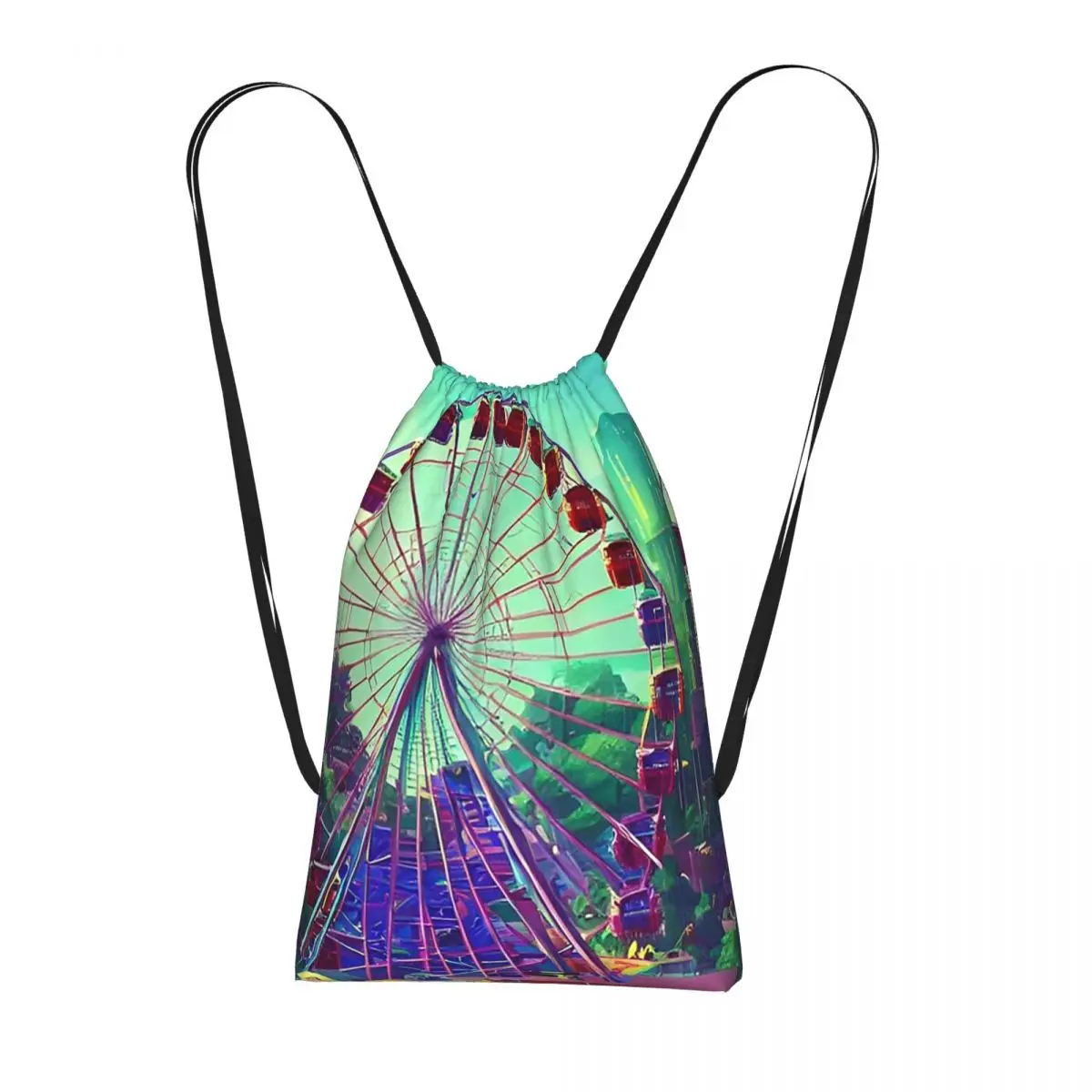 One Urban Ferris Wheel Pattern Backpacks Multi-function Drawstring Bags Storage Bag Book Bags for Man Woman School
One Urban Ferris Wheel Pattern Backpacks Multi-function Drawstring Bags Storage Bag Book Bags for Man Woman School
