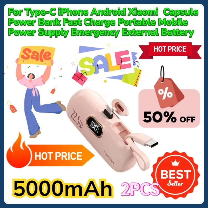 Для Type-C iPhone Android Xiaomi 5000 мАч капсульный внешний аккумулятор с быстрой зарядкой портативный мобильный источник питания аварийный внешний аккумулятор
Для Type-C iPhone Android Xiaomi 5000 мАч капсульный внешний аккумулятор с быстрой зарядкой портативный мобильный источник питания аварийный внешний аккумулятор