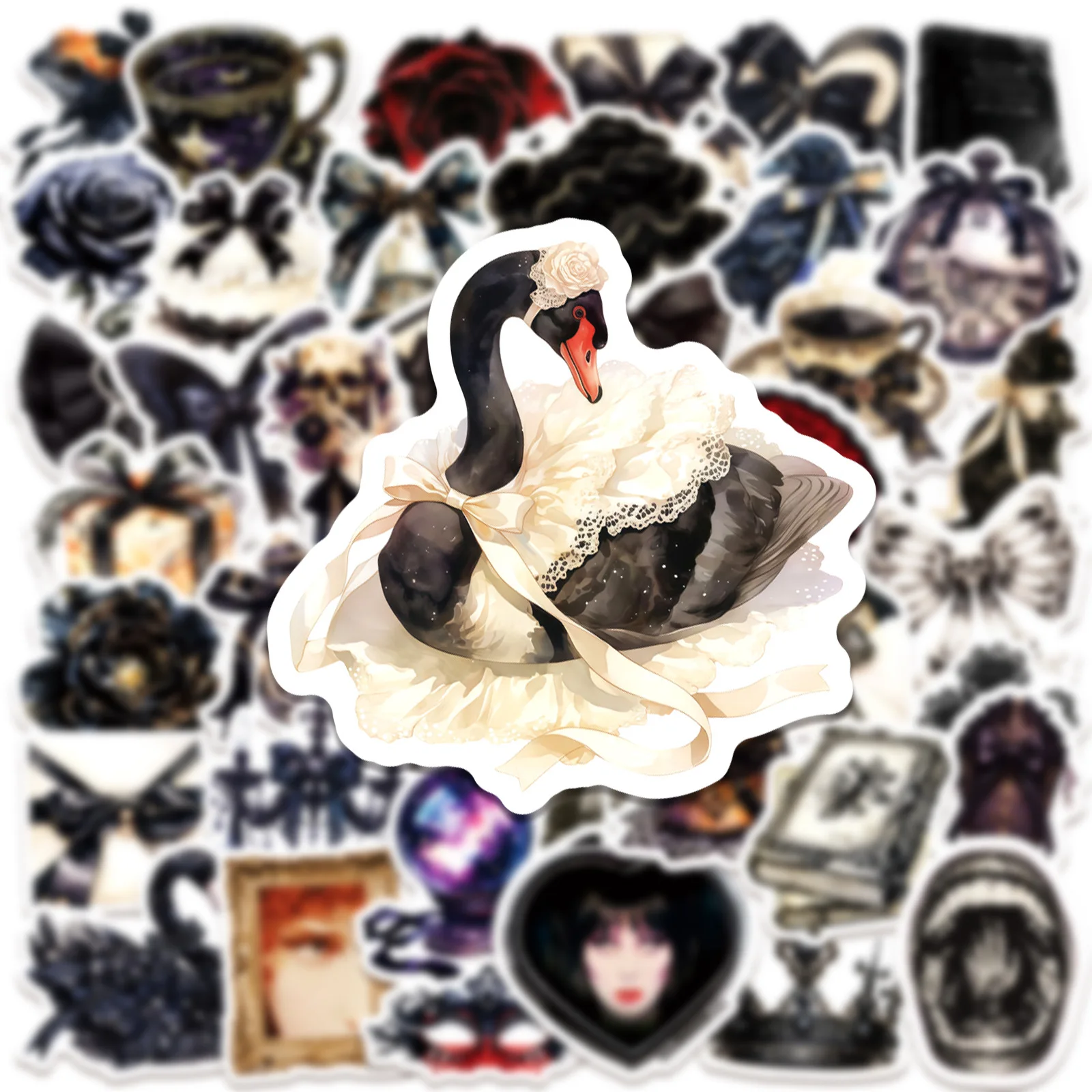 10/50PCS Lace Black and Red Goth Graffiti Stickers Y2k Girl Style Cartoon Decal For Laptop Phone Guitar Cup Waterproof Sticker
10/50PCS Lace Black and Red Goth Graffiti Stickers Y2k Girl Style Cartoon Decal For Laptop Phone Guitar Cup Waterproof Sticker