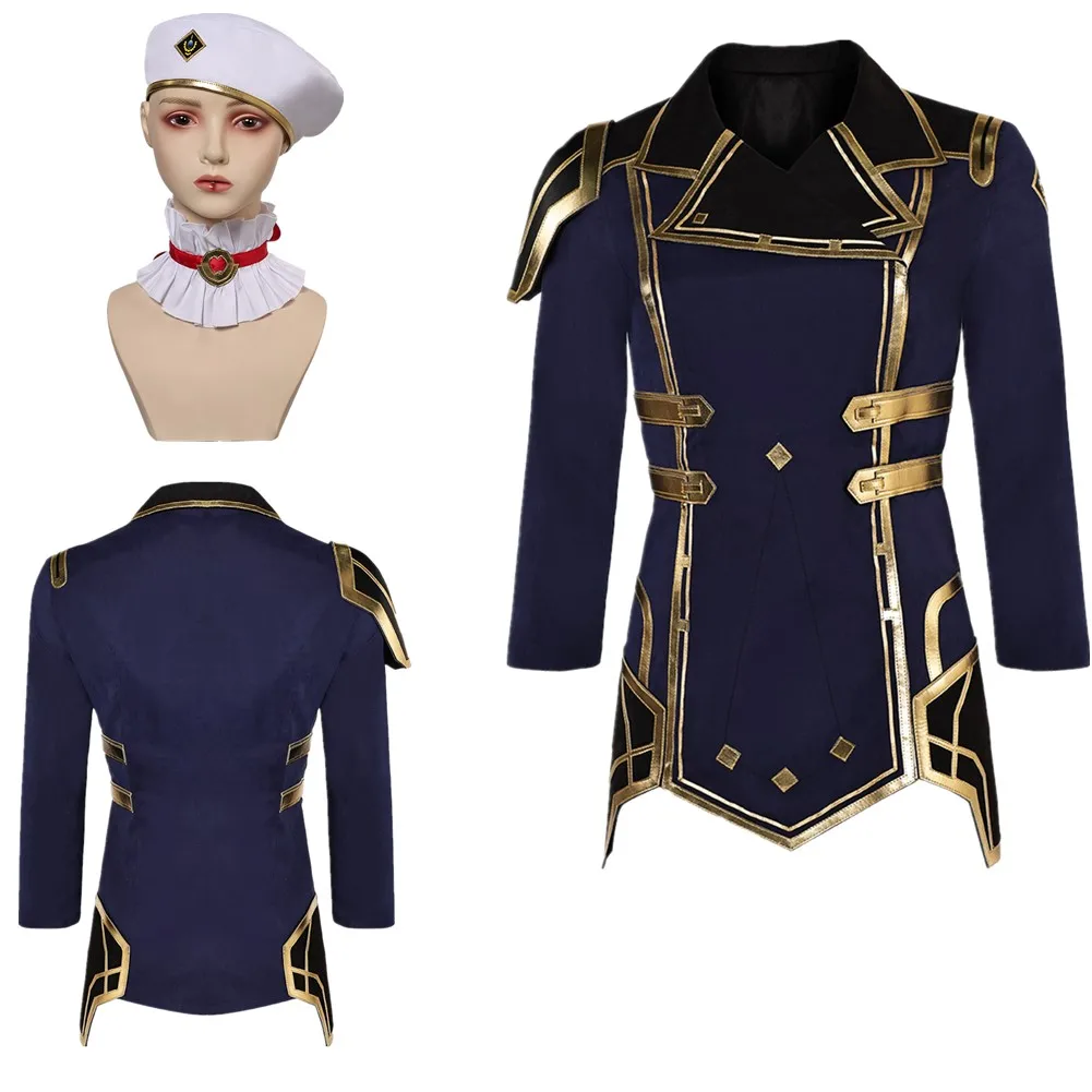 Одежда для косплея Caitlyn, шапка, Аниме игра, костюм LoL, для взрослых женщин, для ролевых игр, искусственный костюм, маскировка, наряды, Хэллоуин, карнавальный костюм
Одежда для косплея Caitlyn, шапка, Аниме игра, костюм LoL, для взрослых женщин, для ролевых игр, искусственный костюм, маскировка, наряды, Хэллоуин, карнавальный костюм