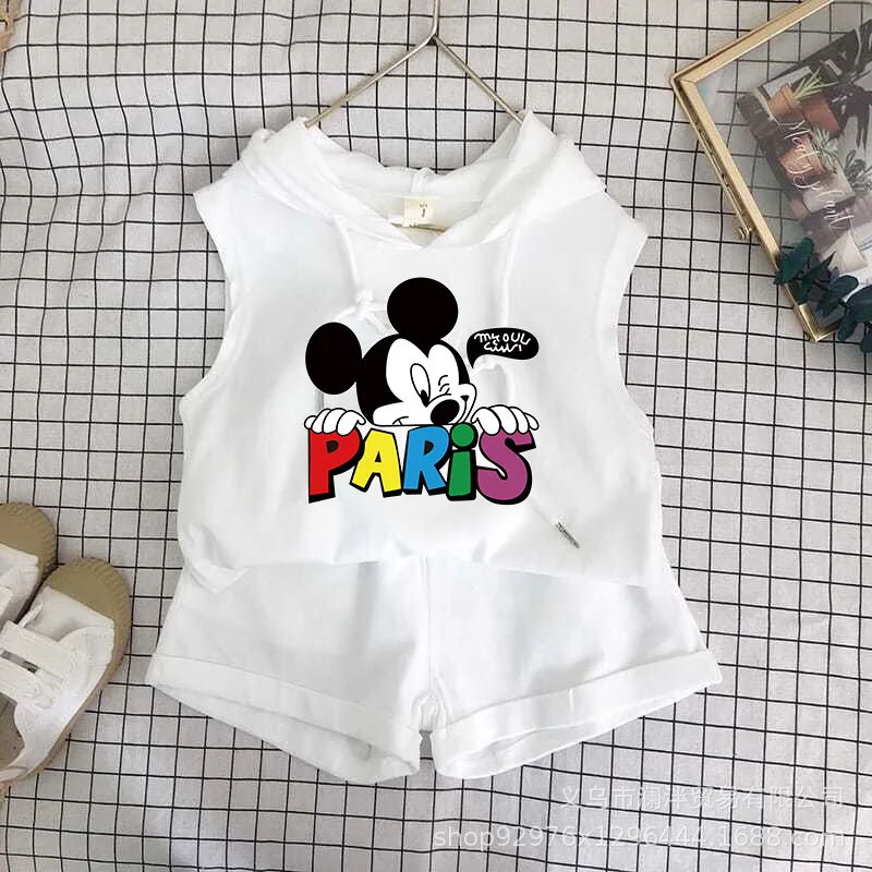 Summer Children Girls Clothes Set 2 Pieces Suit Leisure Boys sleeveless Top Bottom Tracksuit
Summer Children Girls Clothes Set 2 Pieces Suit Leisure Boys sleeveless Top Bottom Tracksuit