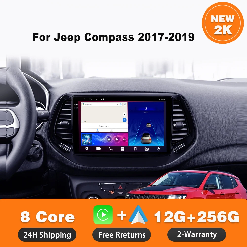 Car Radio Android 14 For Jeep Compass 2017-2019 Car Radio Player Multimedia Navigation GPS Wireless 4G WIFI 2din no 2din dvd
Car Radio Android 14 For Jeep Compass 2017-2019 Car Radio Player Multimedia Navigation GPS Wireless 4G WIFI 2din no 2din dvd