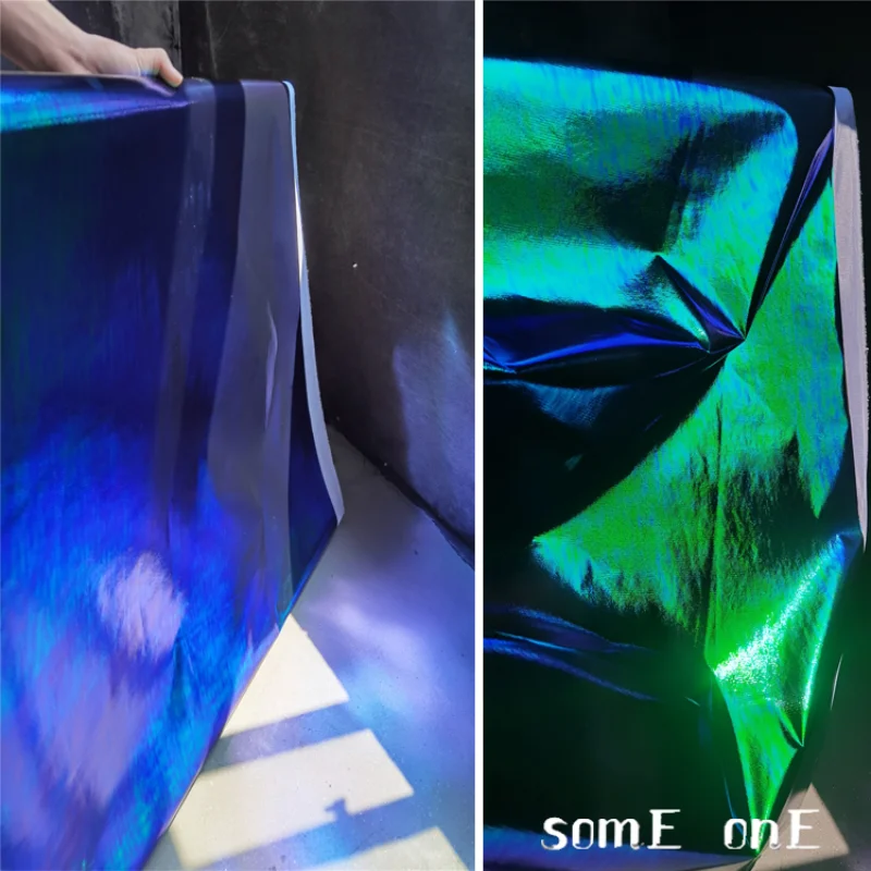 Rainbow Reflective Fabric Dark Blue-green Waterproof DIY Background Decor Stage Cosplay Skirt Bag Clothes Designer Fabric
Rainbow Reflective Fabric Dark Blue-green Waterproof DIY Background Decor Stage Cosplay Skirt Bag Clothes Designer Fabric