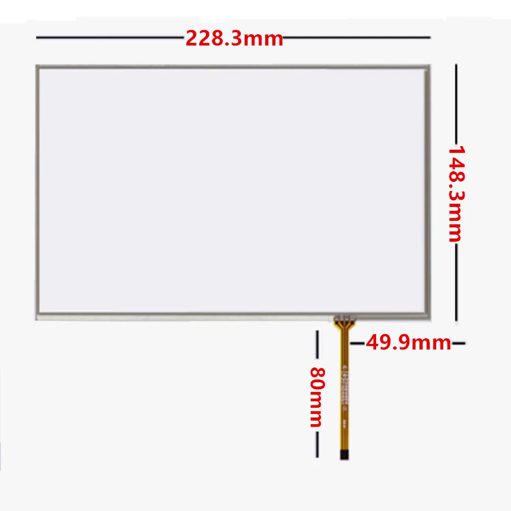 10.1-inch 4pin touch screen 228mm*148mm for LCD HSD101PWW1 B101EW05 V.1 replace resistive screen touch glass handwriting panel
10.1-inch 4pin touch screen 228mm*148mm for LCD HSD101PWW1 B101EW05 V.1 replace resistive screen touch glass handwriting panel