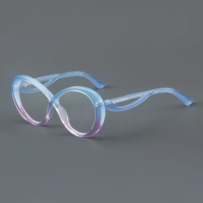 Fashion Cat's Eye Irregular Glasses Frame Women's Color Matching Plate Hand-made Myopia Frames Men Optical Prescription Eyewear
Fashion Cat's Eye Irregular Glasses Frame Women's Color Matching Plate Hand-made Myopia Frames Men Optical Prescription Eyewear