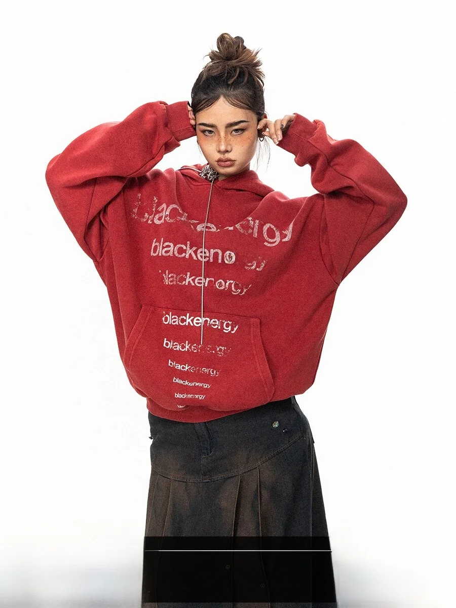 Washed American Retro Hoodie Sweatshirt with Printed Letters Loose Unisex Casual Street Style Spring 2024 Fashion Trend
Washed American Retro Hoodie Sweatshirt with Printed Letters Loose Unisex Casual Street Style Spring 2024 Fashion Trend