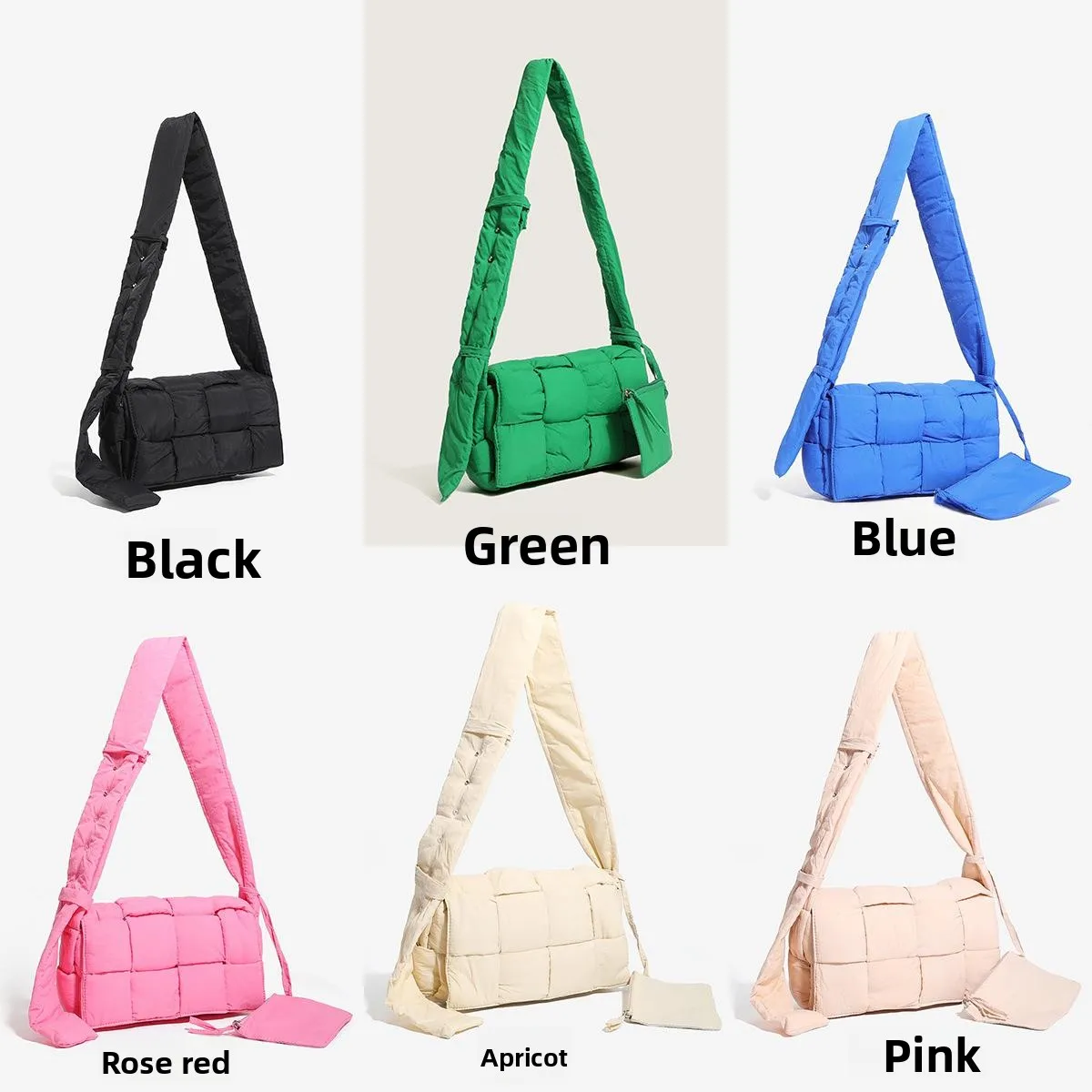 Мужская сумка через плечо Street Sle из губчатой ткани, большая повседневная сумка-подушка на одно плечо, модная осенняя сумка...
Мужская сумка через плечо Street Sle из губчатой ткани, большая повседневная сумка-подушка на одно плечо, модная осенняя сумка...