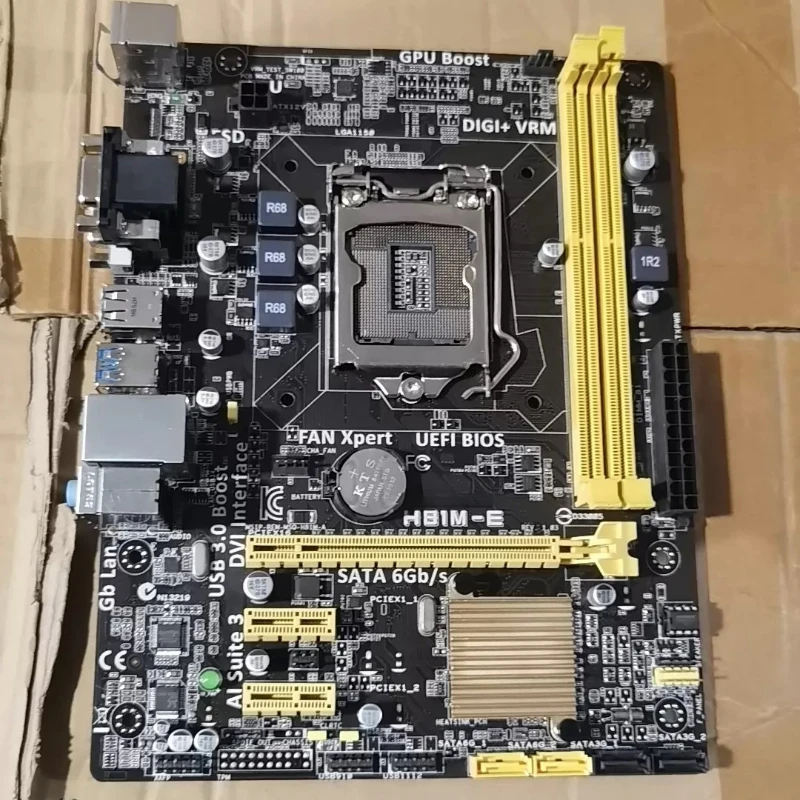 Used H81M-E Micro ATX Motherboard LGA 1150 Support 4th 5th Gen Intel Core CPU DDR3 RAM Mainboard for ASUS
Used H81M-E Micro ATX Motherboard LGA 1150 Support 4th 5th Gen Intel Core CPU DDR3 RAM Mainboard for ASUS