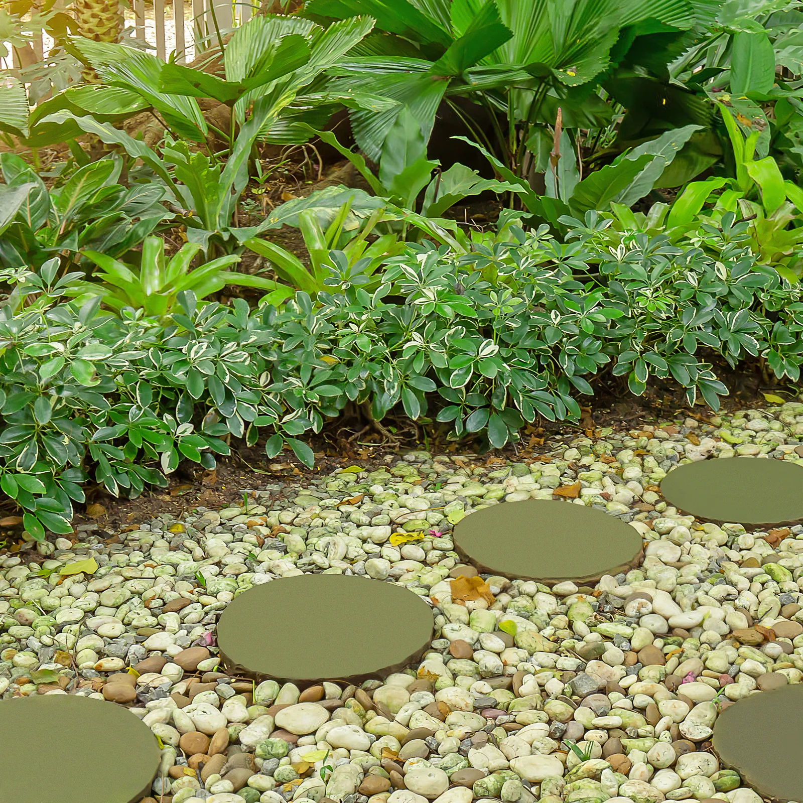 2Pcs Round Mold Durable Plastic DIY Garden Paving Mold Concrete Brick Stone Maker Reusable Easy Handle Plastic Concrete Molds
2Pcs Round Mold Durable Plastic DIY Garden Paving Mold Concrete Brick Stone Maker Reusable Easy Handle Plastic Concrete Molds