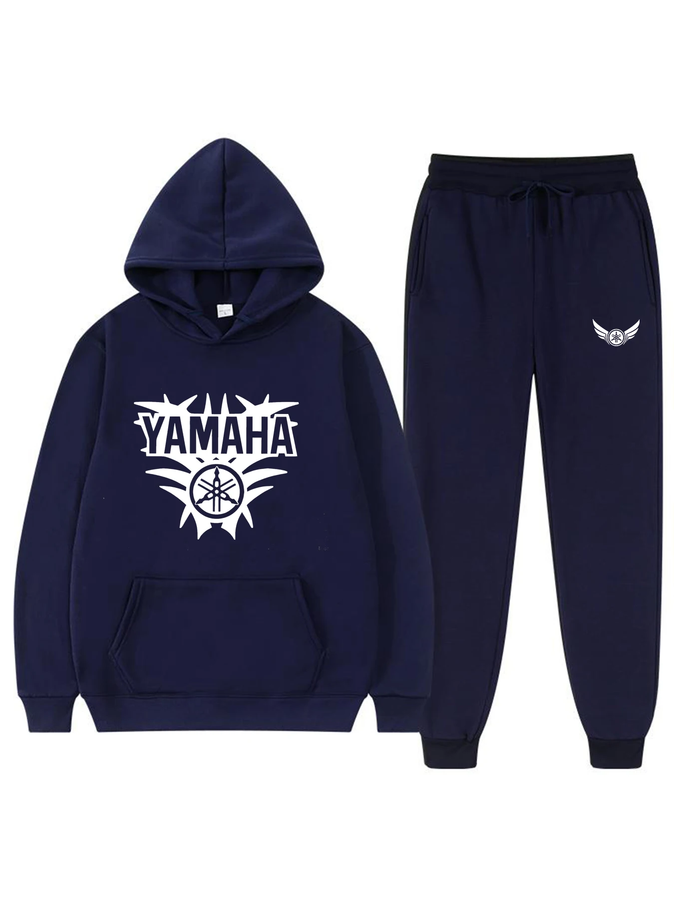New YAMAHA logo casual sports hooded sweater + leggings pants men's and women's casual men's set
New YAMAHA logo casual sports hooded sweater + leggings pants men's and women's casual men's set