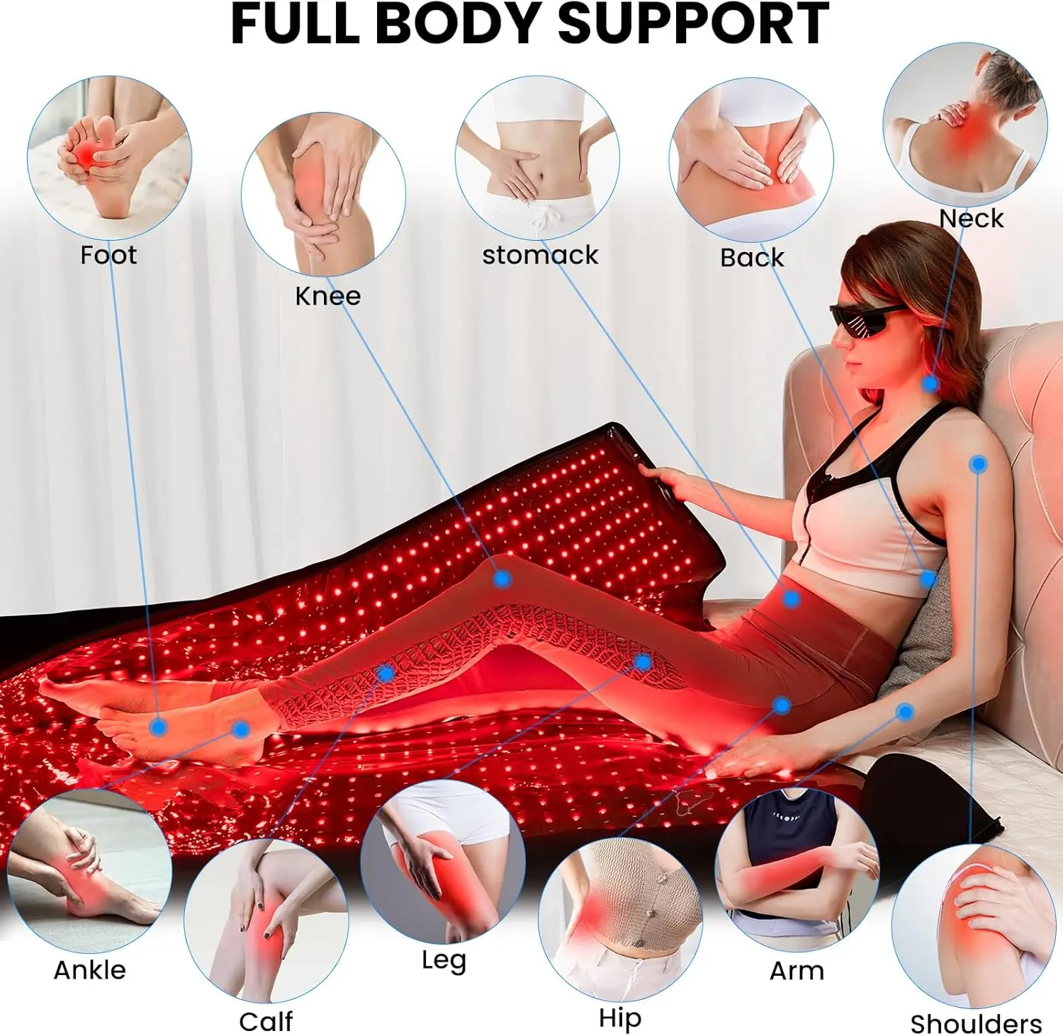 NEW2026 New Style Shanglaite Standing Red Light Therapy Sleeping Bag with Head & Body Pain Relief for Home Use
NEW2026 New Style Shanglaite Standing Red Light Therapy Sleeping Bag with Head & Body Pain Relief for Home Use