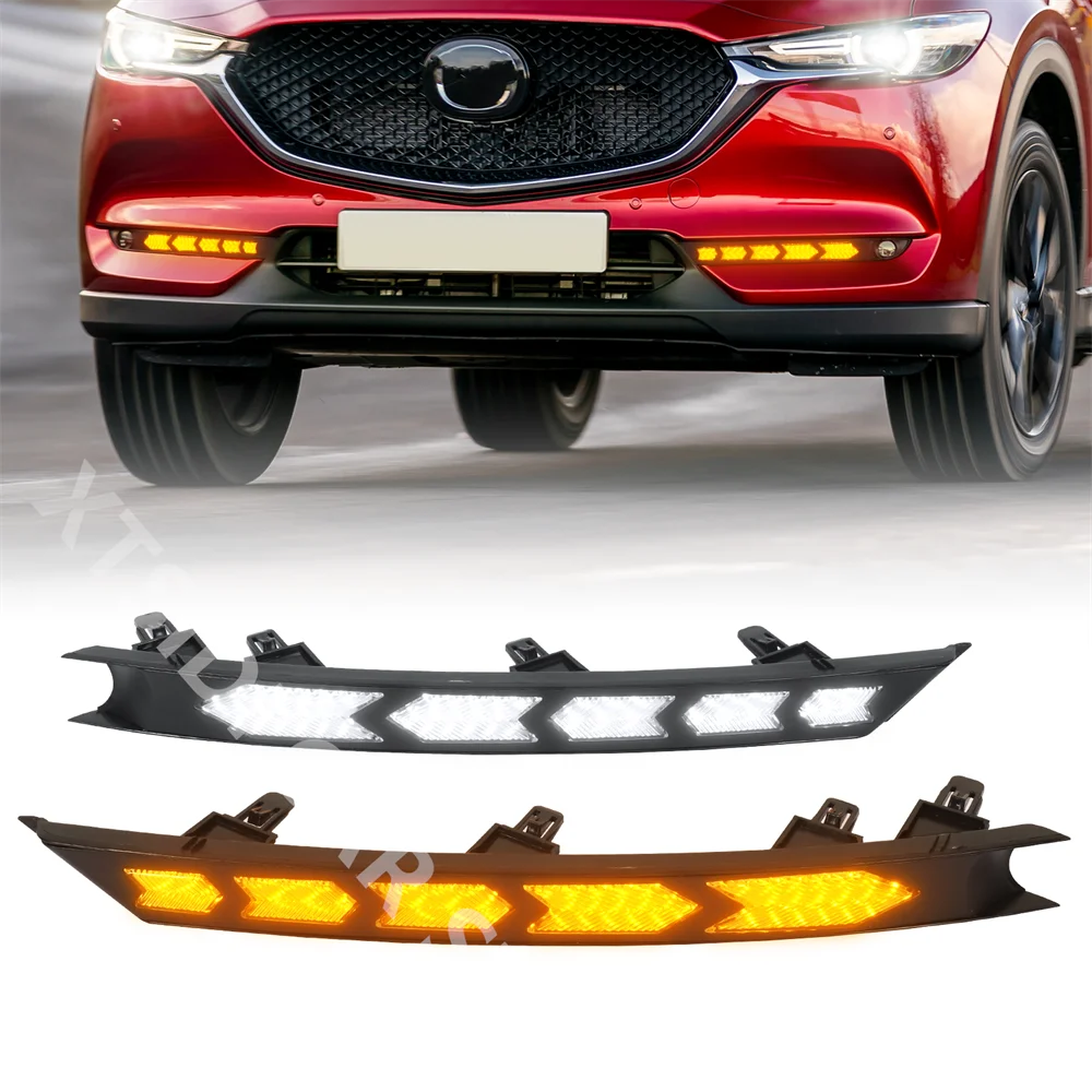 XTSIDI Turn Signals For Mazda CX5 CX-5 2021 2017-2020 Fog Lights LED Arrowhead Daytime Running Lights Auto LED lights
XTSIDI Turn Signals For Mazda CX5 CX-5 2021 2017-2020 Fog Lights LED Arrowhead Daytime Running Lights Auto LED lights