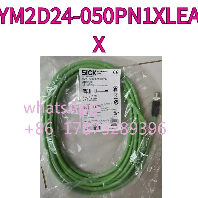 New YM2D24-050PN1XLEAX Connection Cable 2106172 with a one-year warranty for fast shipping
New YM2D24-050PN1XLEAX Connection Cable 2106172 with a one-year warranty for fast shipping