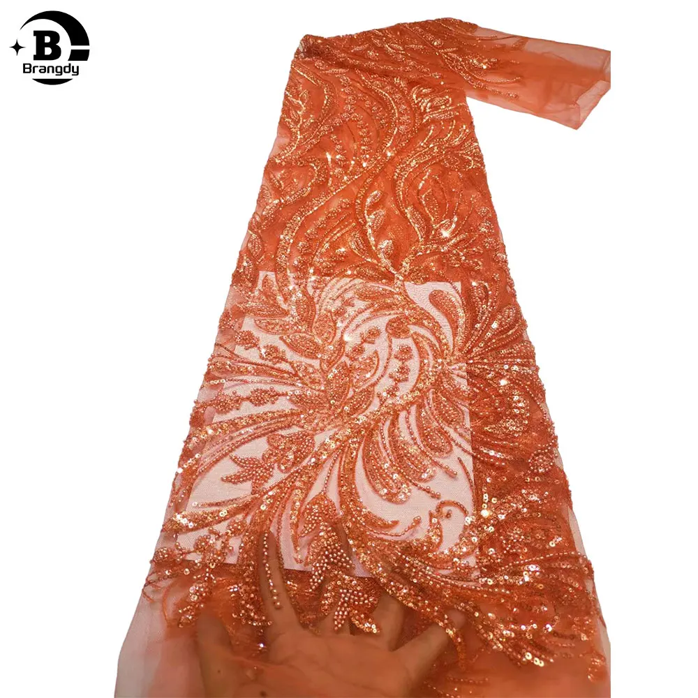 Luxury Tulle Lace Fabric With Sequins And Beads Embroidery French African Lace Fabric 2023 High Quality for Wedding Dress C62027
Luxury Tulle Lace Fabric With Sequins And Beads Embroidery French African Lace Fabric 2023 High Quality for Wedding Dress C62027