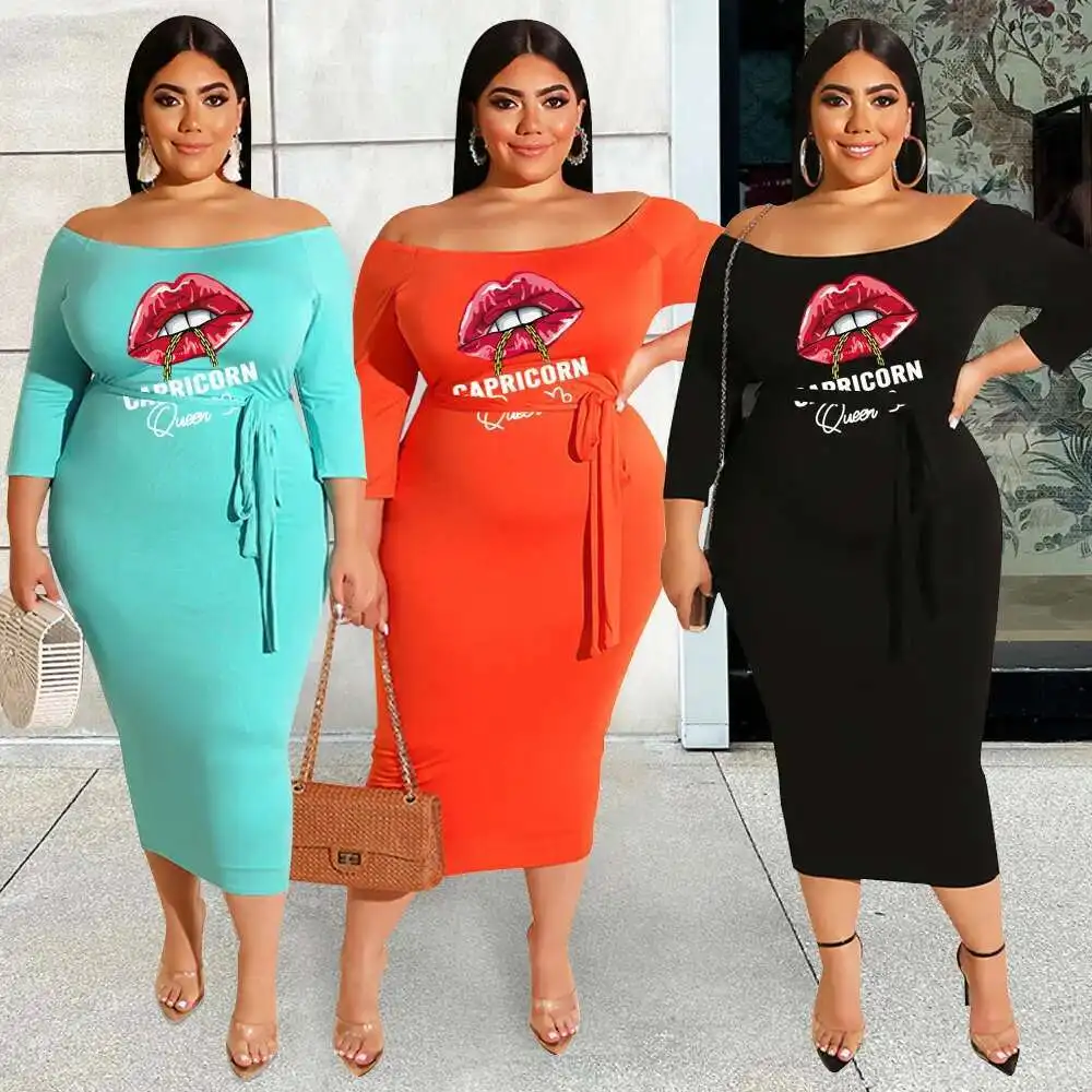 Large Size Dress, Off Shoulder Dress, One Shoulder Lip Print, Lace Up Dress for Women 2025 Party Summer Elegantes Casual Y2k
Large Size Dress, Off Shoulder Dress, One Shoulder Lip Print, Lace Up Dress for Women 2025 Party Summer Elegantes Casual Y2k