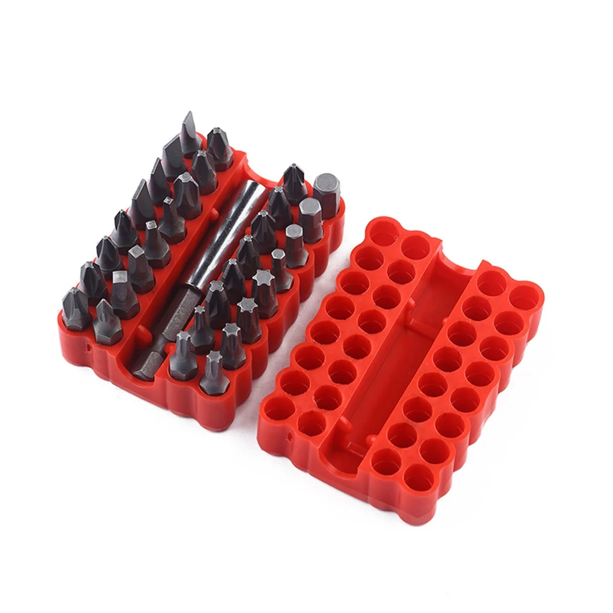 33Pcs Security Bits Set Tamper Proof Star Hex Magnetic Extension Bit Holder Compact Pocket Organizer for Cordless
33Pcs Security Bits Set Tamper Proof Star Hex Magnetic Extension Bit Holder Compact Pocket Organizer for Cordless