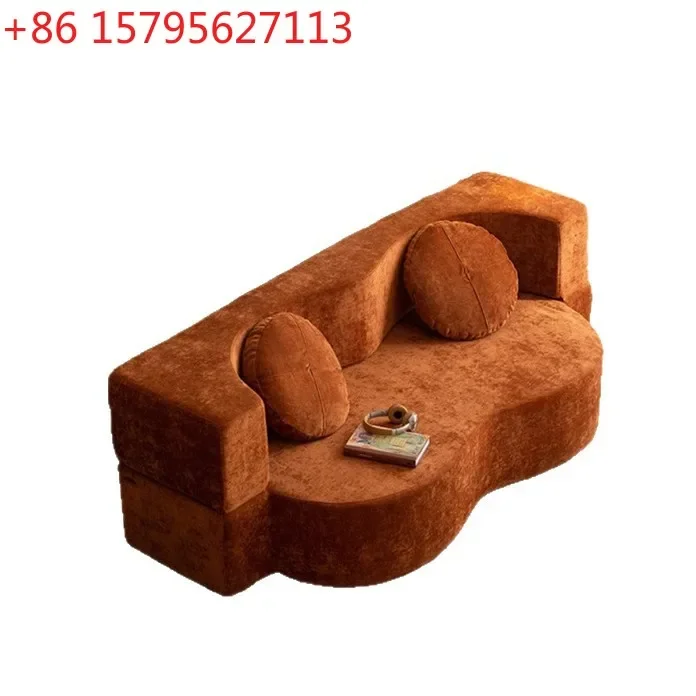 Simple wind small apartment living room double foldable linen fabric lazy sofa
Simple wind small apartment living room double foldable linen fabric lazy sofa
