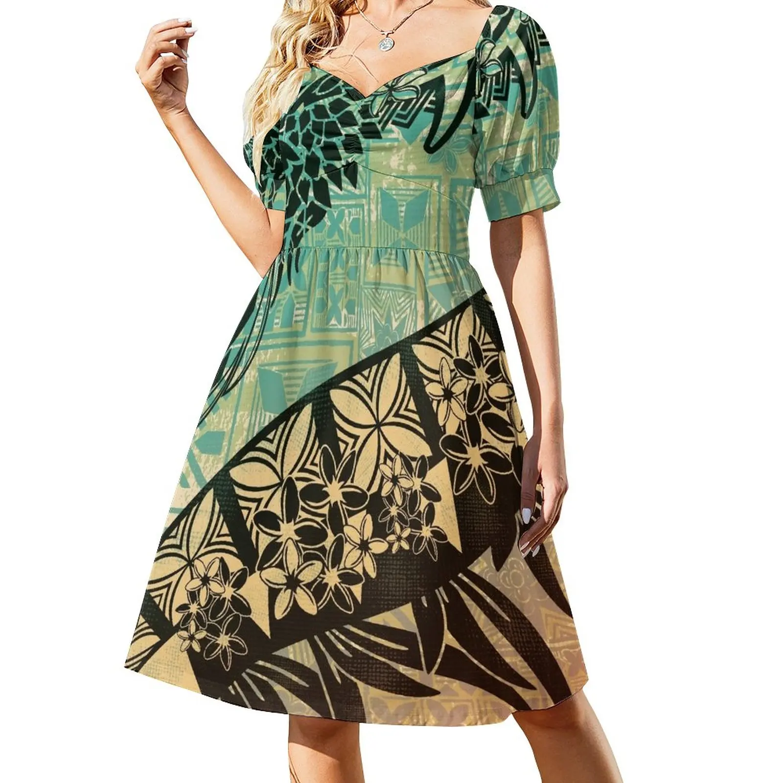 Vintage Samoan Old Teal Tapa Threads Sleeveless Dress Womens dresses woman dress
Vintage Samoan Old Teal Tapa Threads Sleeveless Dress Womens dresses woman dress