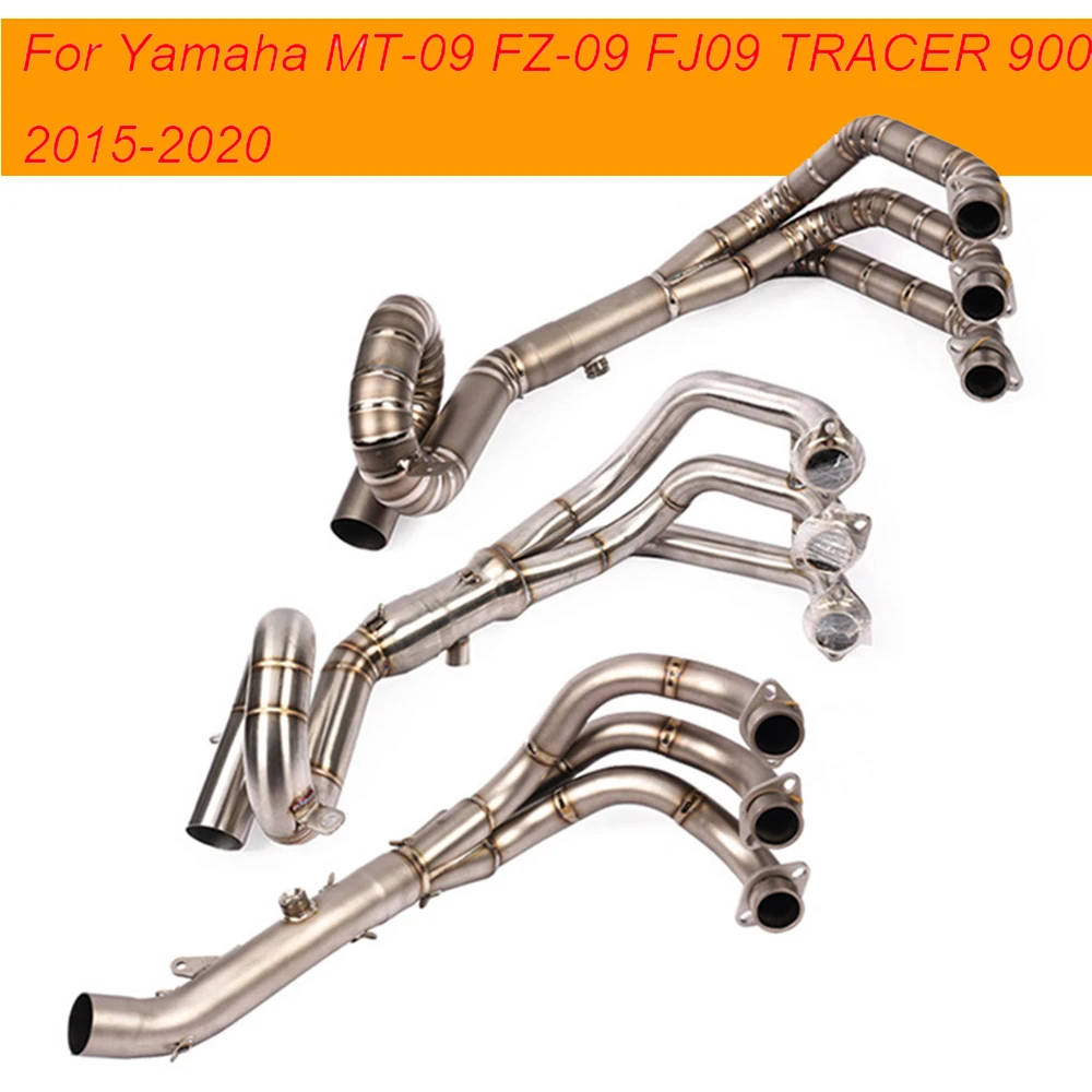 Motorcycle Exhaust MT09 For Yamaha MT-09 FZ-09 FJ09 TRACER 900 51mm 2015-2020 Escape Moto Systems Slip On Front Link Pipe Elbow
Motorcycle Exhaust MT09 For Yamaha MT-09 FZ-09 FJ09 TRACER 900 51mm 2015-2020 Escape Moto Systems Slip On Front Link Pipe Elbow