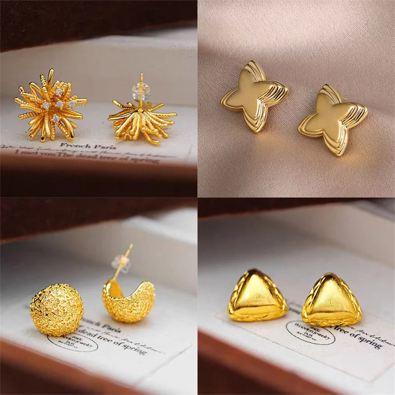 AU750 18K Gold Dandelion Earrings for Women, Luxury Vintage Style, Autumn Winter Fashion, Gift for Her
AU750 18K Gold Dandelion Earrings for Women, Luxury Vintage Style, Autumn Winter Fashion, Gift for Her