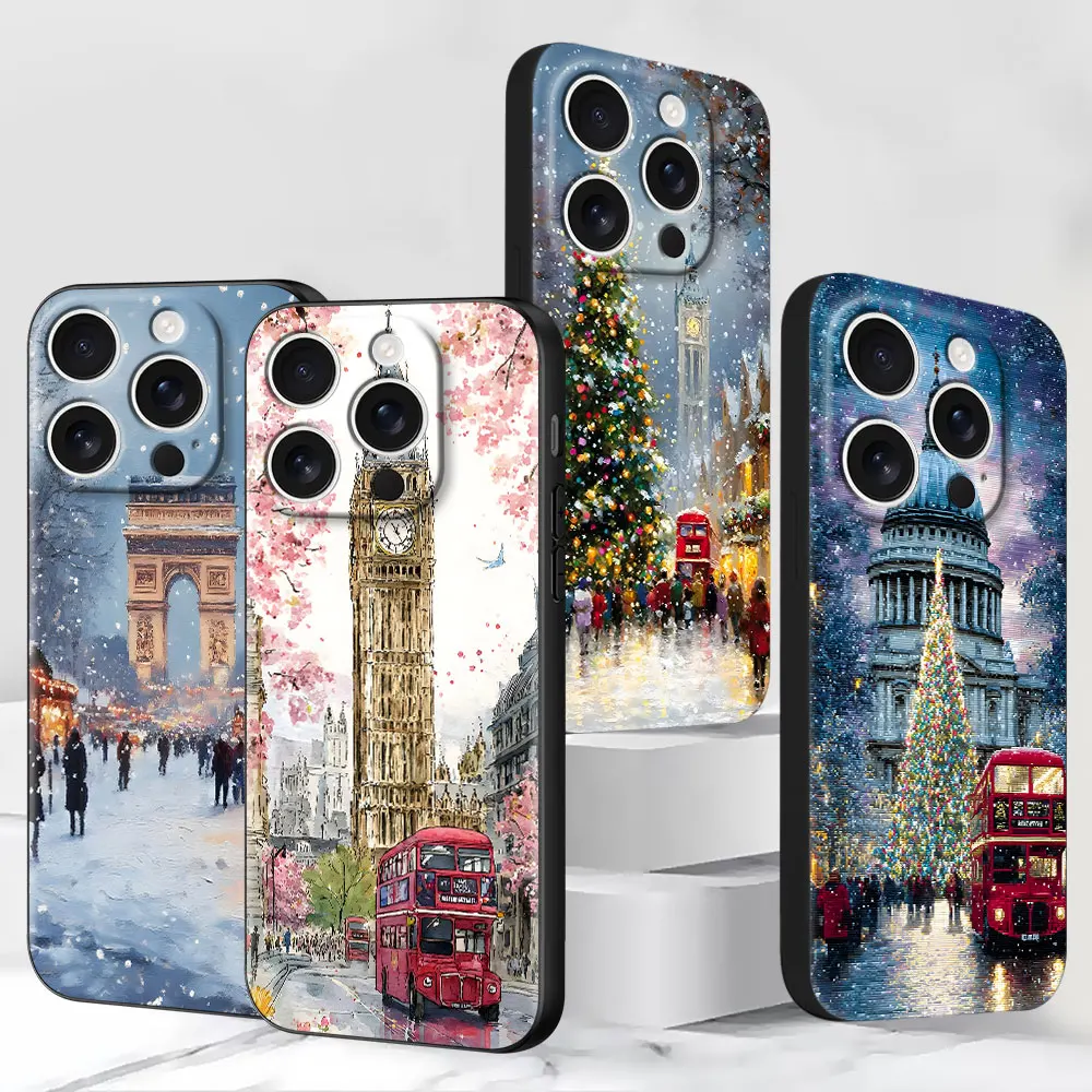 Winter Christmas In London Case for iPhone 15 17 Air 14 11 13 12 Mini 16 Pro Max XR 16e XS 7 8 6s Plus 5s Black TPU Phone Cover
Winter Christmas In London Case for iPhone 15 17 Air 14 11 13 12 Mini 16 Pro Max XR 16e XS 7 8 6s Plus 5s Black TPU Phone Cover