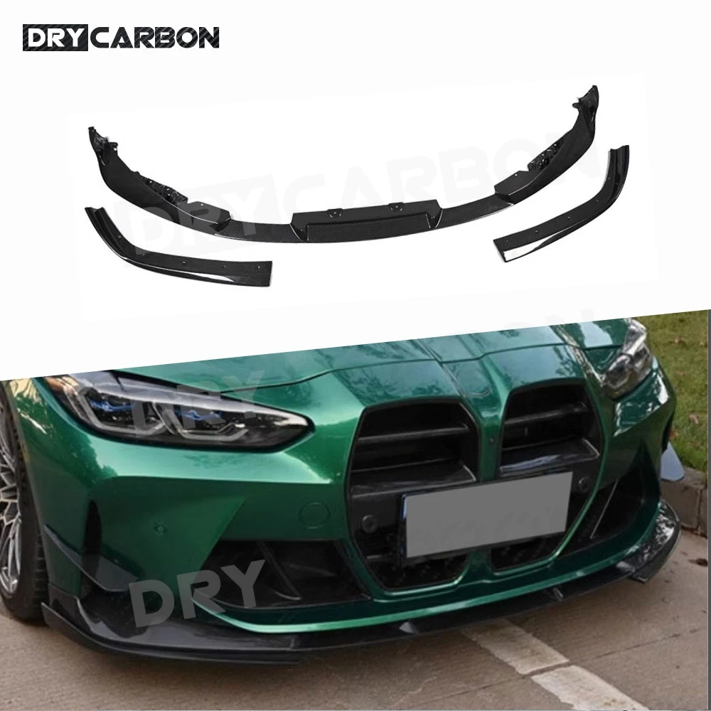 Dry Carbon Fiber Front Bumper Lip Spoiler Car Styling Body Kits Accessories FRP Front Lip for BMW G80 M3 G82 G83 M4 2020+
Dry Carbon Fiber Front Bumper Lip Spoiler Car Styling Body Kits Accessories FRP Front Lip for BMW G80 M3 G82 G83 M4 2020+