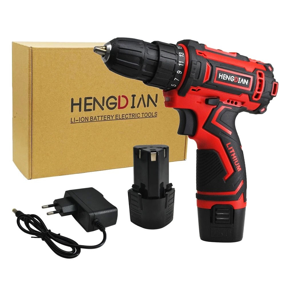 12V Electric Screwdriver Cordless Drill Power Driver 12-Volt Max DC Lithium-Ion Battery 10mm 2-Speed
12V Electric Screwdriver Cordless Drill Power Driver 12-Volt Max DC Lithium-Ion Battery 10mm 2-Speed