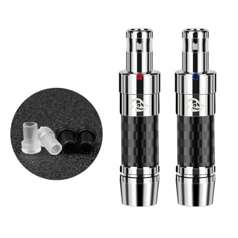 Headphone Pin for HD800 HD800S HD820 D1000 Rhodium Plated Carbon Fiber Sound Plug Connectors Headsets Adapter Dropship
Headphone Pin for HD800 HD800S HD820 D1000 Rhodium Plated Carbon Fiber Sound Plug Connectors Headsets Adapter Dropship