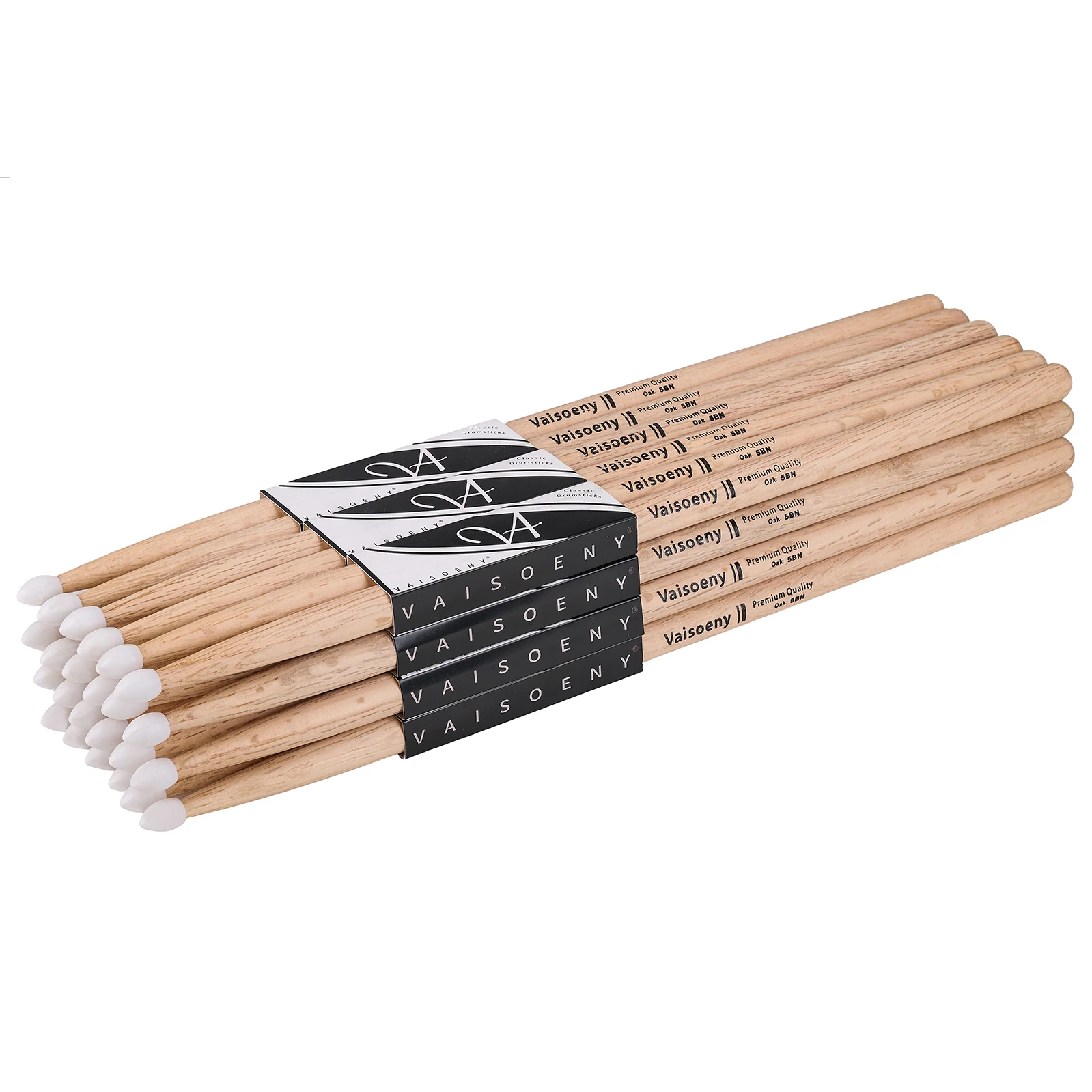 12 Pairs 5B Nylon-Tipped Oak Drumsticks, Thick Durable Shaft, Ideal for Rock/Metal/Pop High-Intensity Music (XM-NL-5B-12P)
12 Pairs 5B Nylon-Tipped Oak Drumsticks, Thick Durable Shaft, Ideal for Rock/Metal/Pop High-Intensity Music (XM-NL-5B-12P)