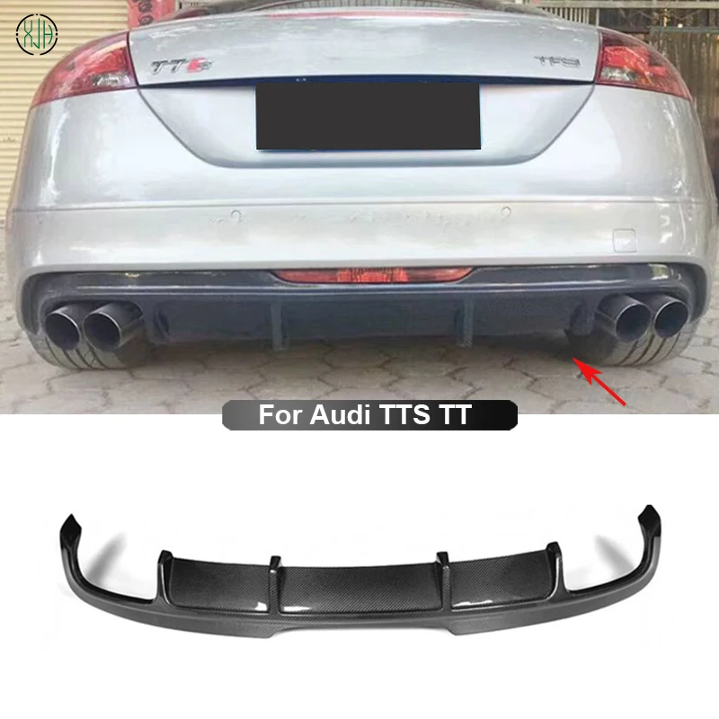 Carbon Fiber For Audi TTS 2008 - 2014 TT 2013-2014 Car Rear Bumper Lip Diffuser Spoiler Parts Upgrade Body kit
Carbon Fiber For Audi TTS 2008 - 2014 TT 2013-2014 Car Rear Bumper Lip Diffuser Spoiler Parts Upgrade Body kit