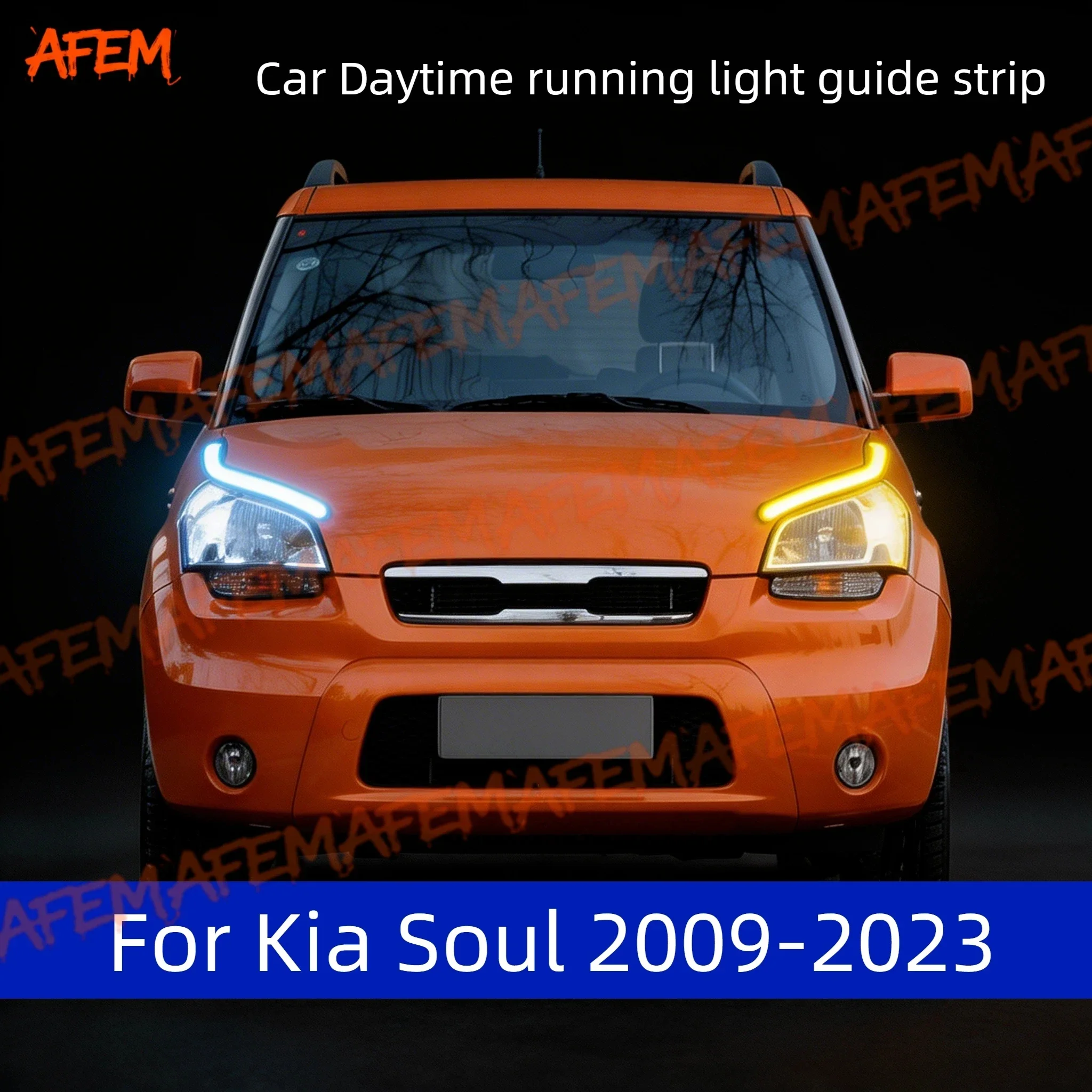 Car DRL Daytime Running Light Start Scan Style Sequential Flowing Turn Signal Light Ultra-Thin LED For Kia Soul 2009-2023
Car DRL Daytime Running Light Start Scan Style Sequential Flowing Turn Signal Light Ultra-Thin LED For Kia Soul 2009-2023