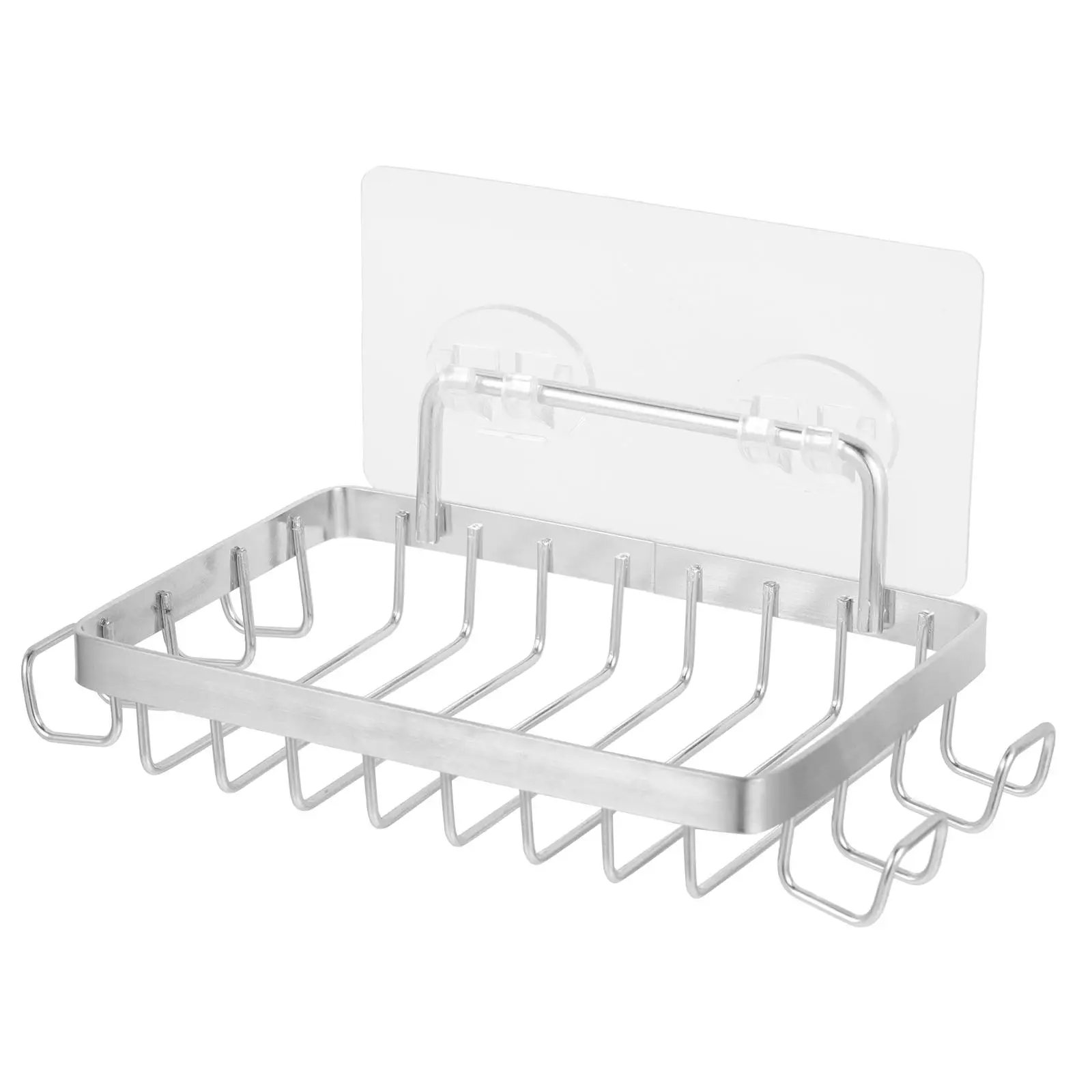 Stainless Steel Soap Holder Dish Adhesive Shower Sponge Rack Portable Metal Bathroom Storage Wall Mounted Drainage Case
Stainless Steel Soap Holder Dish Adhesive Shower Sponge Rack Portable Metal Bathroom Storage Wall Mounted Drainage Case