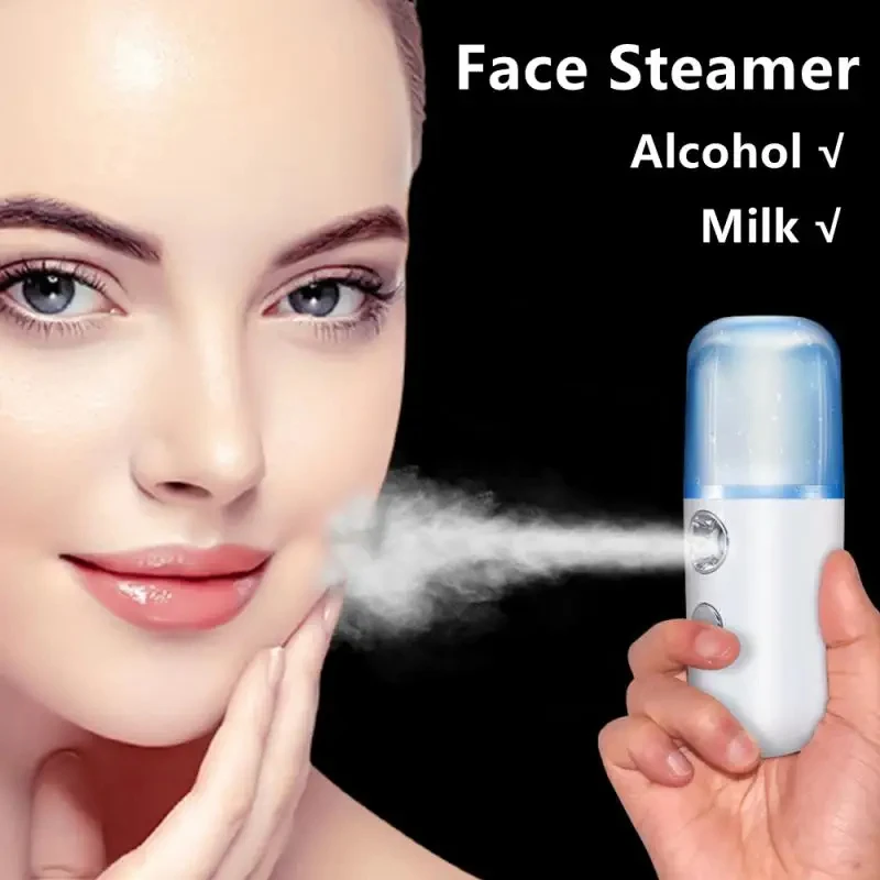Portable Nano Mist Facial Steamer, USB Rechargeable Moisturizing Sprayer & Humidifier for Deep Hydration, Home Travel Skin Care
Portable Nano Mist Facial Steamer, USB Rechargeable Moisturizing Sprayer & Humidifier for Deep Hydration, Home Travel Skin Care