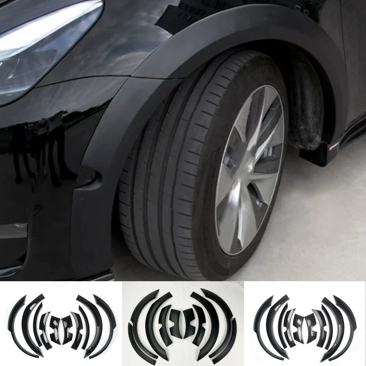 Car Wide-body Fender Flares for Tesla Model Y Modified Matte Black Wheel Arches Carbon Pattern Wheel Eyebrow
Car Wide-body Fender Flares for Tesla Model Y Modified Matte Black Wheel Arches Carbon Pattern Wheel Eyebrow