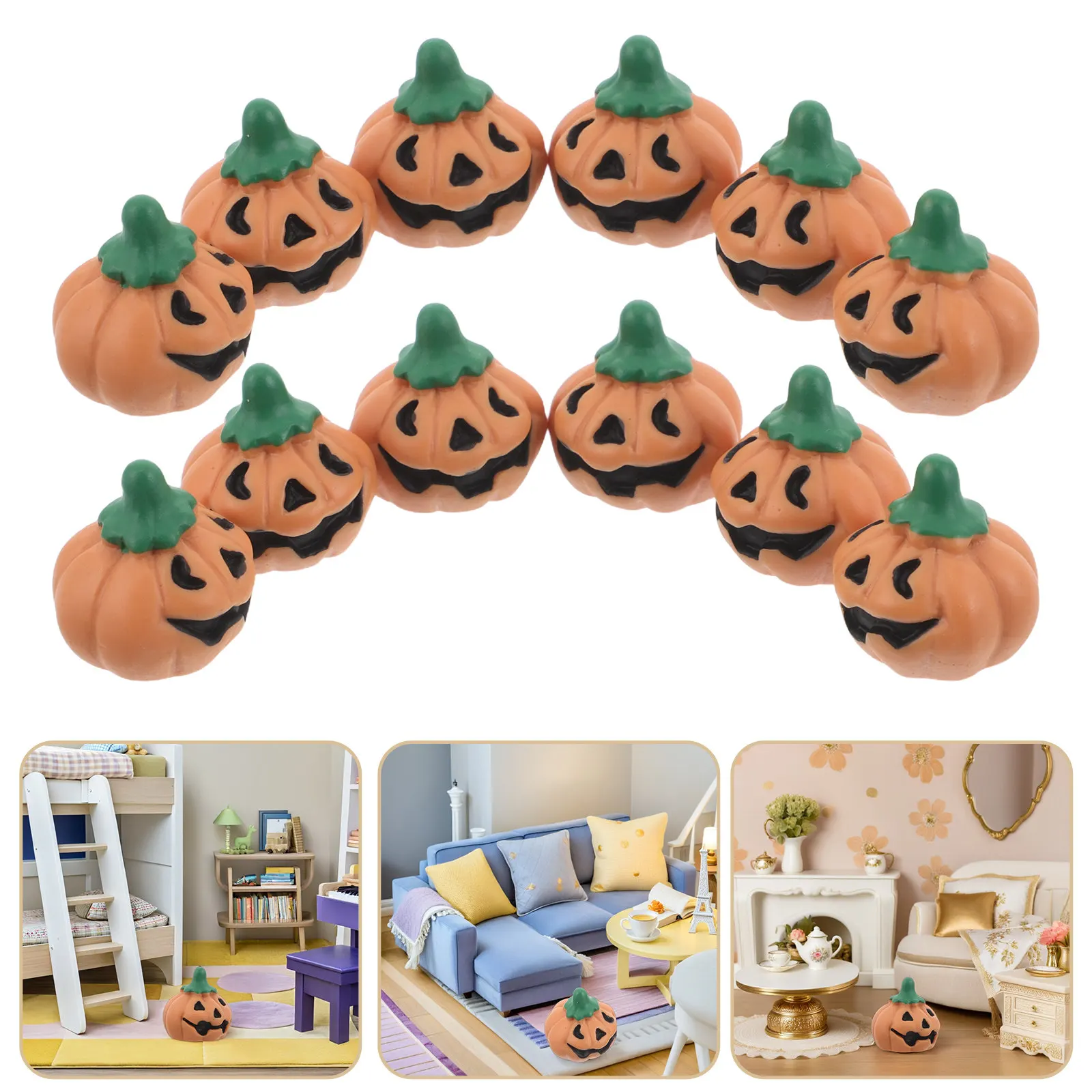 20 шт. миниатюрных тыквенных украшений из реалистичной смолы для Хэллоуина, для украшения стола, многоярусных подносов, осеннего кукольного домика, сказочного сада
20 шт. миниатюрных тыквенных украшений из реалистичной смолы для Хэллоуина, для украшения стола, многоярусных подносов, осеннего кукольного домика, сказочного сада