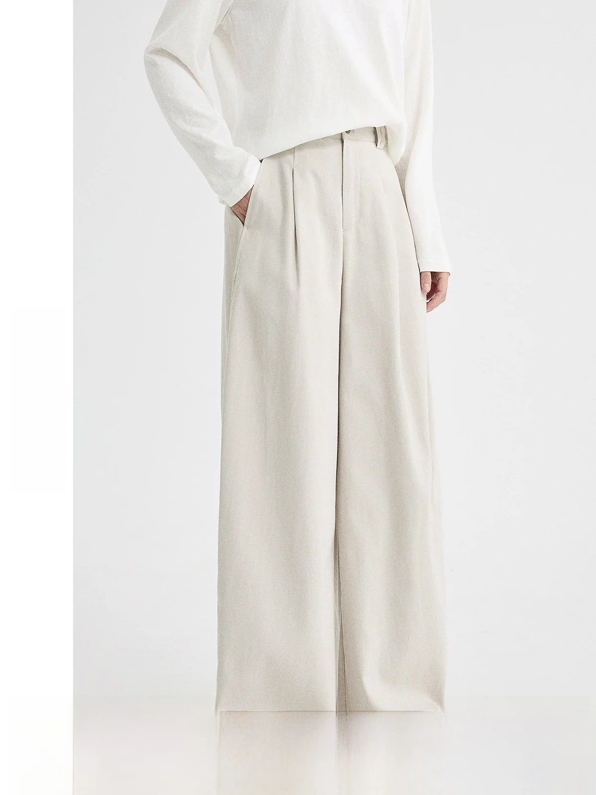 High Waist Straight Leg Loose Casual Pants Women's 2026 New Spring Season Versatile Suit Wide Leg Pants Elegant Simple Style
High Waist Straight Leg Loose Casual Pants Women's 2026 New Spring Season Versatile Suit Wide Leg Pants Elegant Simple Style