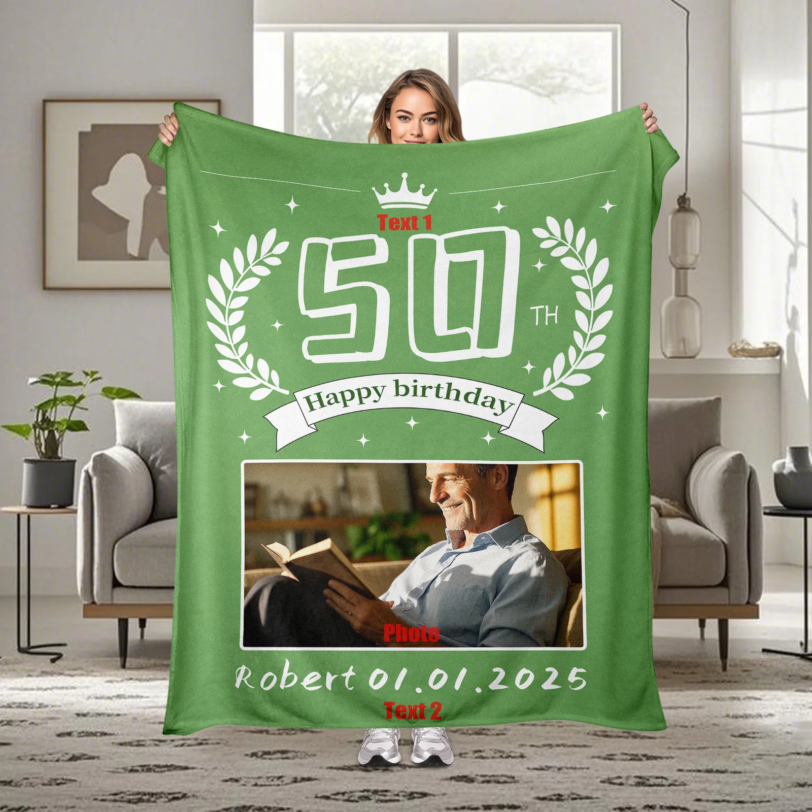 Custom Photo Blanket With Elegant Design Personalized Birthday Gift To Celebrate Memories And Honor Achievements Thoughtful
Custom Photo Blanket With Elegant Design Personalized Birthday Gift To Celebrate Memories And Honor Achievements Thoughtful