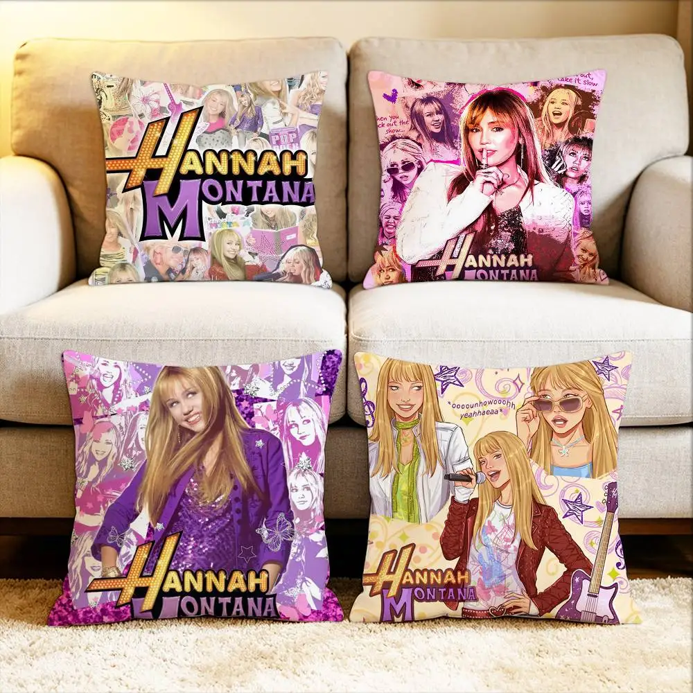 H-Hannah M-Montana Various Sizes Square Pillow Case For Car Home Bedchamber Decor
H-Hannah M-Montana Various Sizes Square Pillow Case For Car Home Bedchamber Decor