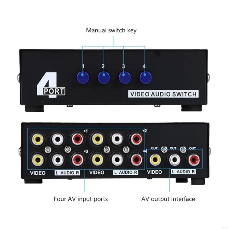 E21E Portable Video Switching Box Audios Select Box for Effortless Source Selection
E21E Portable Video Switching Box Audios Select Box for Effortless Source Selection