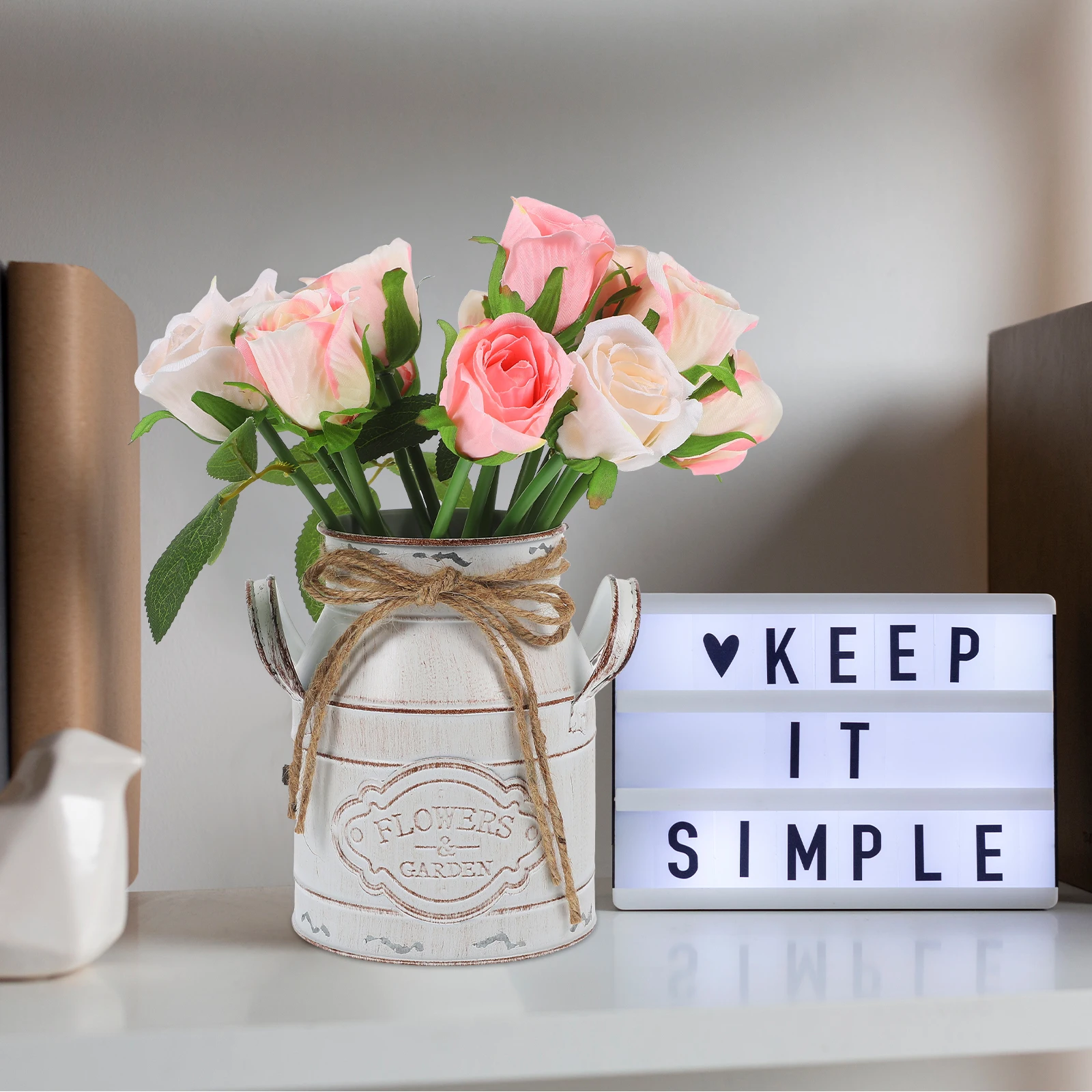 European Style Milk Jug Planter White 9cm 5cm Bottom 15 5cm Height Iron Retro Home Decor Flower Bucket Plant Storage
European Style Milk Jug Planter White 9cm 5cm Bottom 15 5cm Height Iron Retro Home Decor Flower Bucket Plant Storage