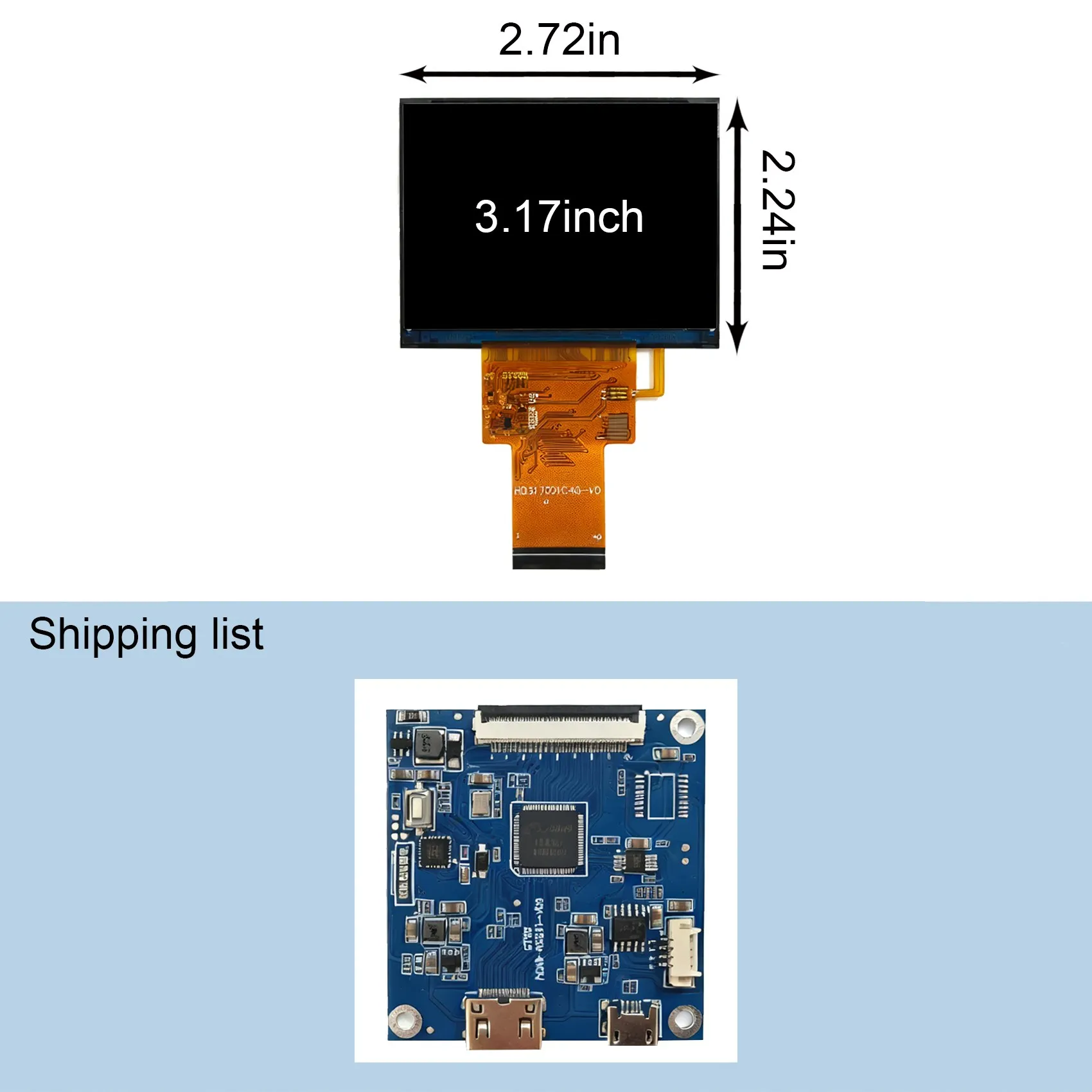 3,17-дюймовый ЖК-экран IPS 1024x768 с платой драйвера ЖК-дисплея
3,17-дюймовый ЖК-экран IPS 1024x768 с платой драйвера ЖК-дисплея