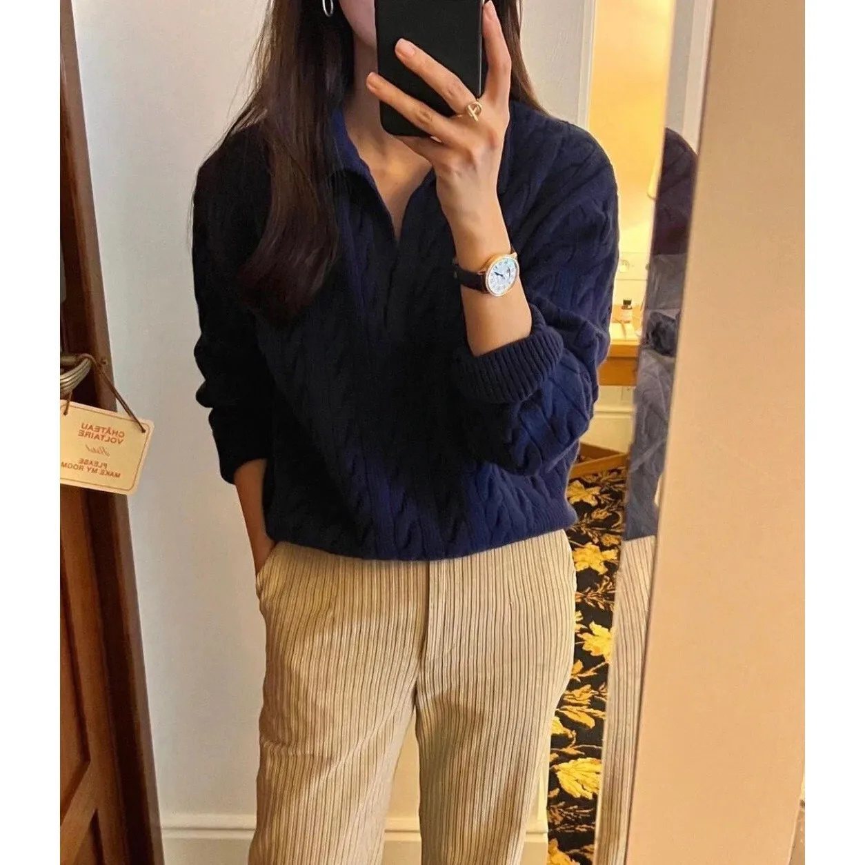 Lazy Sle Long Sve Twist вязаный свитер с воротником-стойкой, свободный крой, женский зимний модный свитер, новое поступление из Китая
Lazy Sle Long Sve Twist вязаный свитер с воротником-стойкой, свободный крой, женский зимний модный свитер, новое поступление из Китая