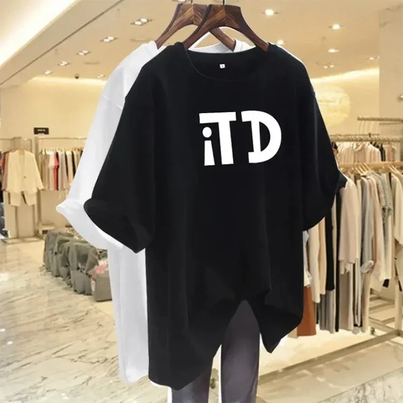 Women Clothing Cartoon Printed T-shirt Summer Simple Loose Short Sleeve Pure Cotton Top Tee Basic Pullover
Women Clothing Cartoon Printed T-shirt Summer Simple Loose Short Sleeve Pure Cotton Top Tee Basic Pullover