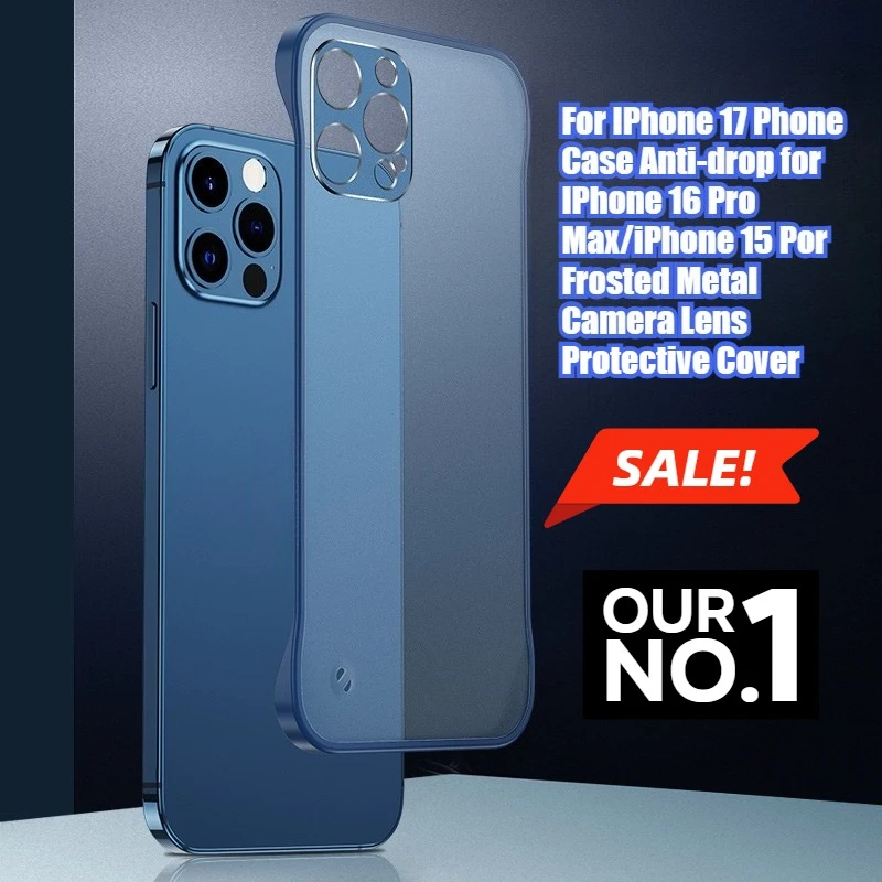 Anti-drop Matte Metal Protective Case Suitable for IPhone16Pro Max/iPhone15Por/iPhone 17
Anti-drop Matte Metal Protective Case Suitable for IPhone16Pro Max/iPhone15Por/iPhone 17