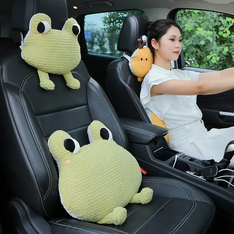 Мягкая автомобильная поясничная поддержка с героями мультфильмов, мягкие игрушки, пчела, лягушка и цветы, плюшевая подушка, подушка для подголовника, украшение для дома и автомобиля
Мягкая автомобильная поясничная поддержка с героями мультфильмов, мягкие игрушки, пчела, лягушка и цветы, плюшевая подушка, подушка для подголовника, украшение для дома и автомобиля