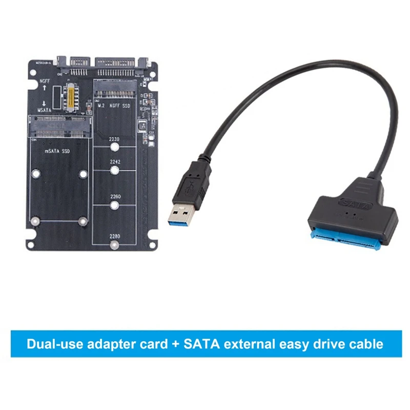 Адаптерная карта M.2 NGFF SSD на SATA 3,0, 2 в 1, Адаптерная карта с кабелем USB Easy Drive
Адаптерная карта M.2 NGFF SSD на SATA 3,0, 2 в 1, Адаптерная карта с кабелем USB Easy Drive